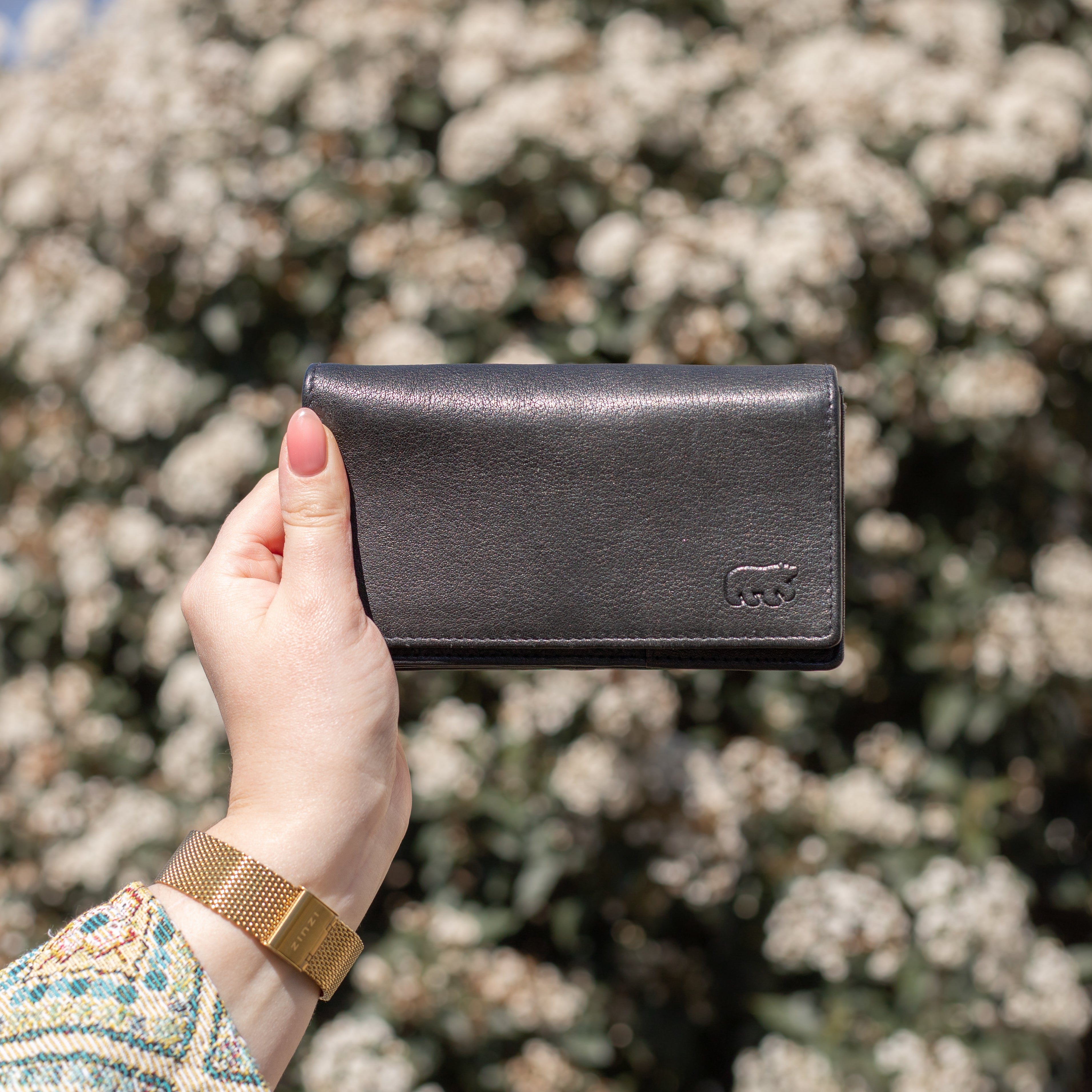 RFID Wrap wallet 'Brigitte' taupe