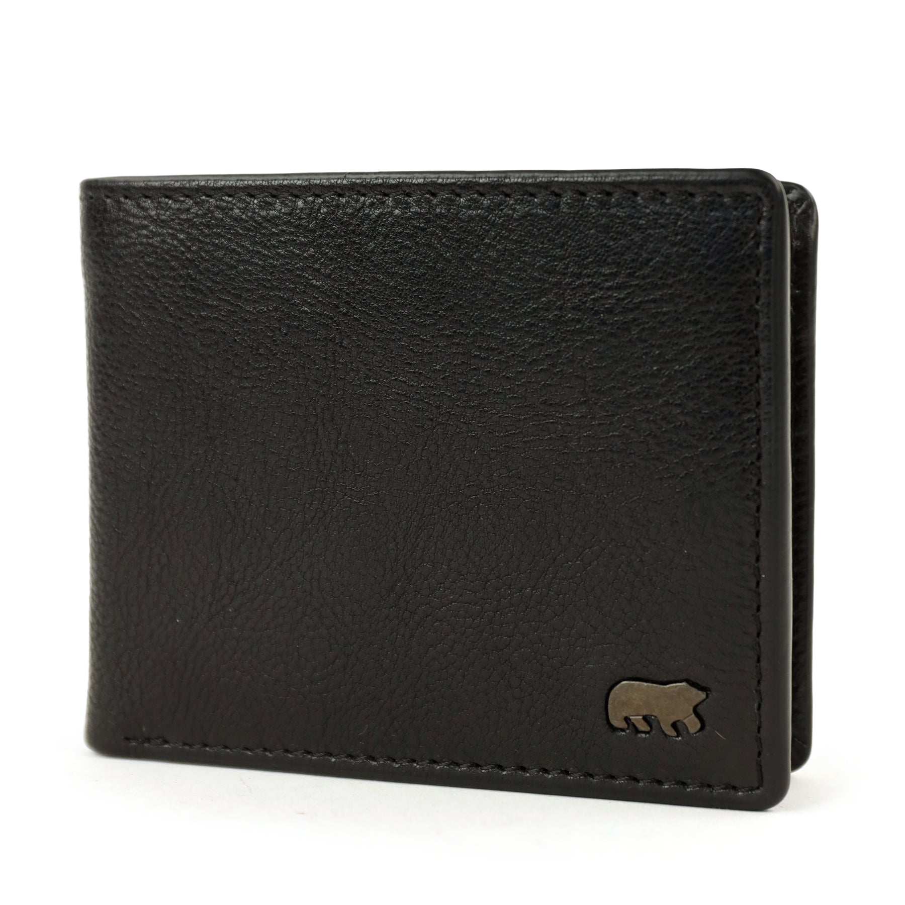 Luxe heren portemonnee/billfold 'Stefano' zwart
