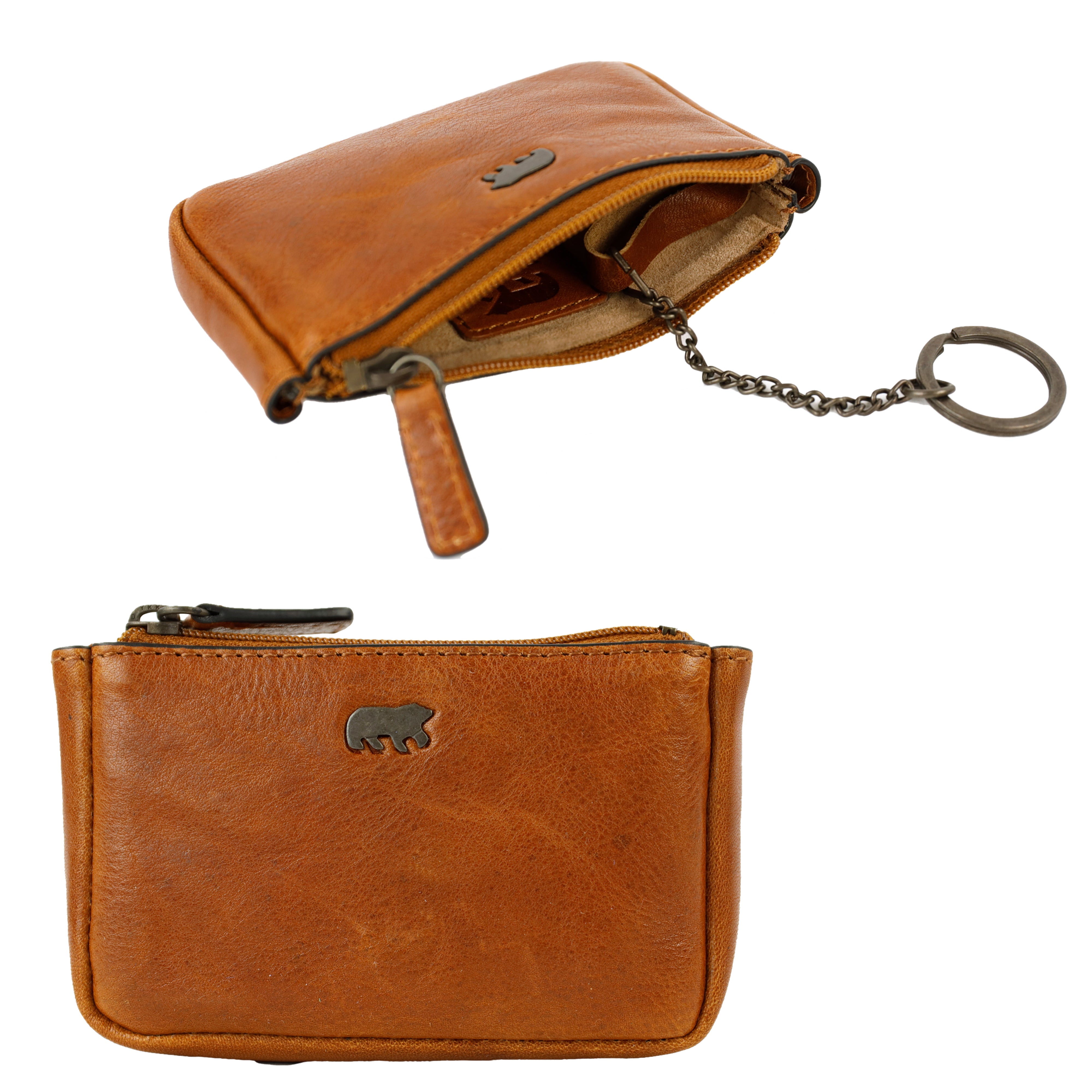 Luxe Sleuteletui 'Paolo' cognac
