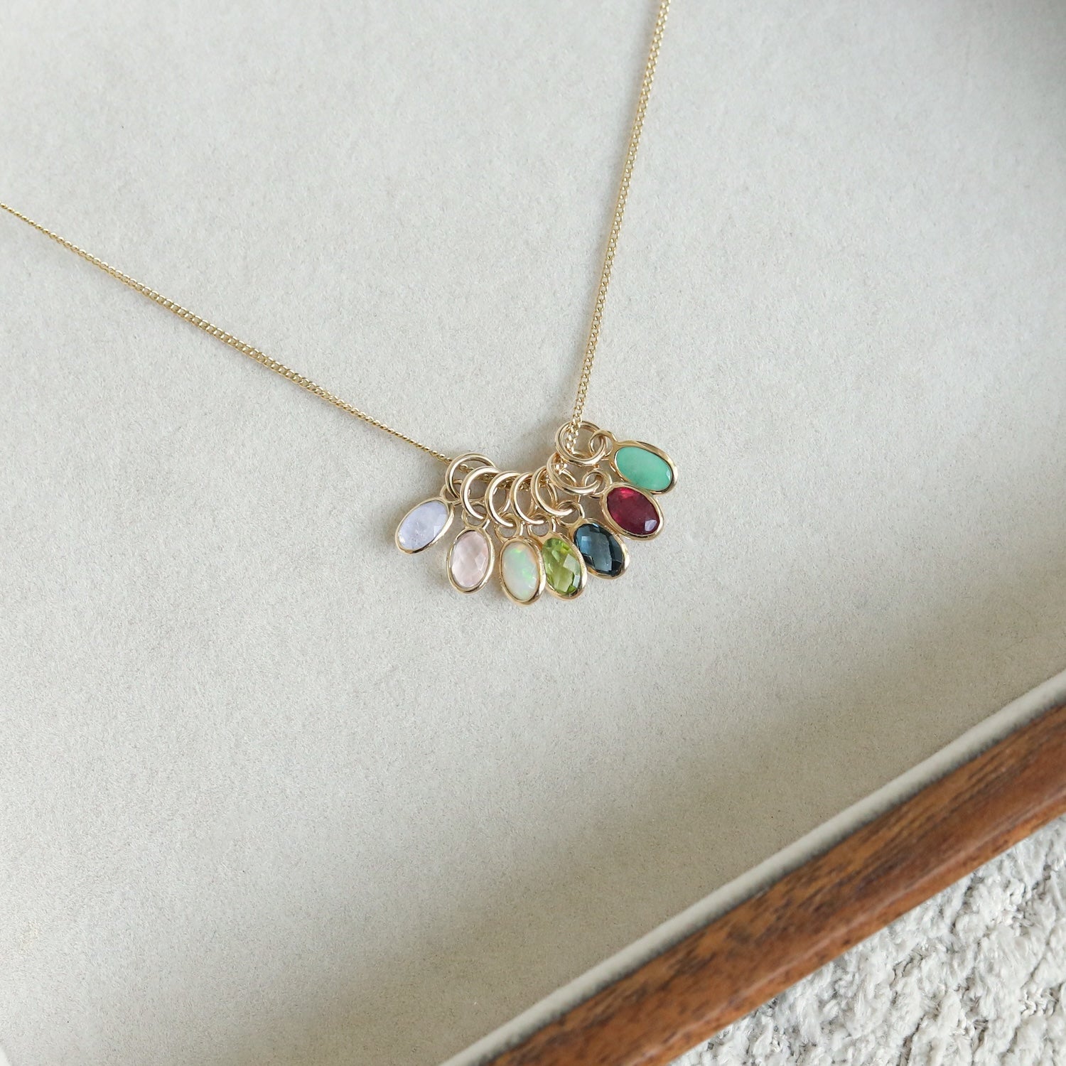 Moonstone Birthstone Pendant June | 14K Gold