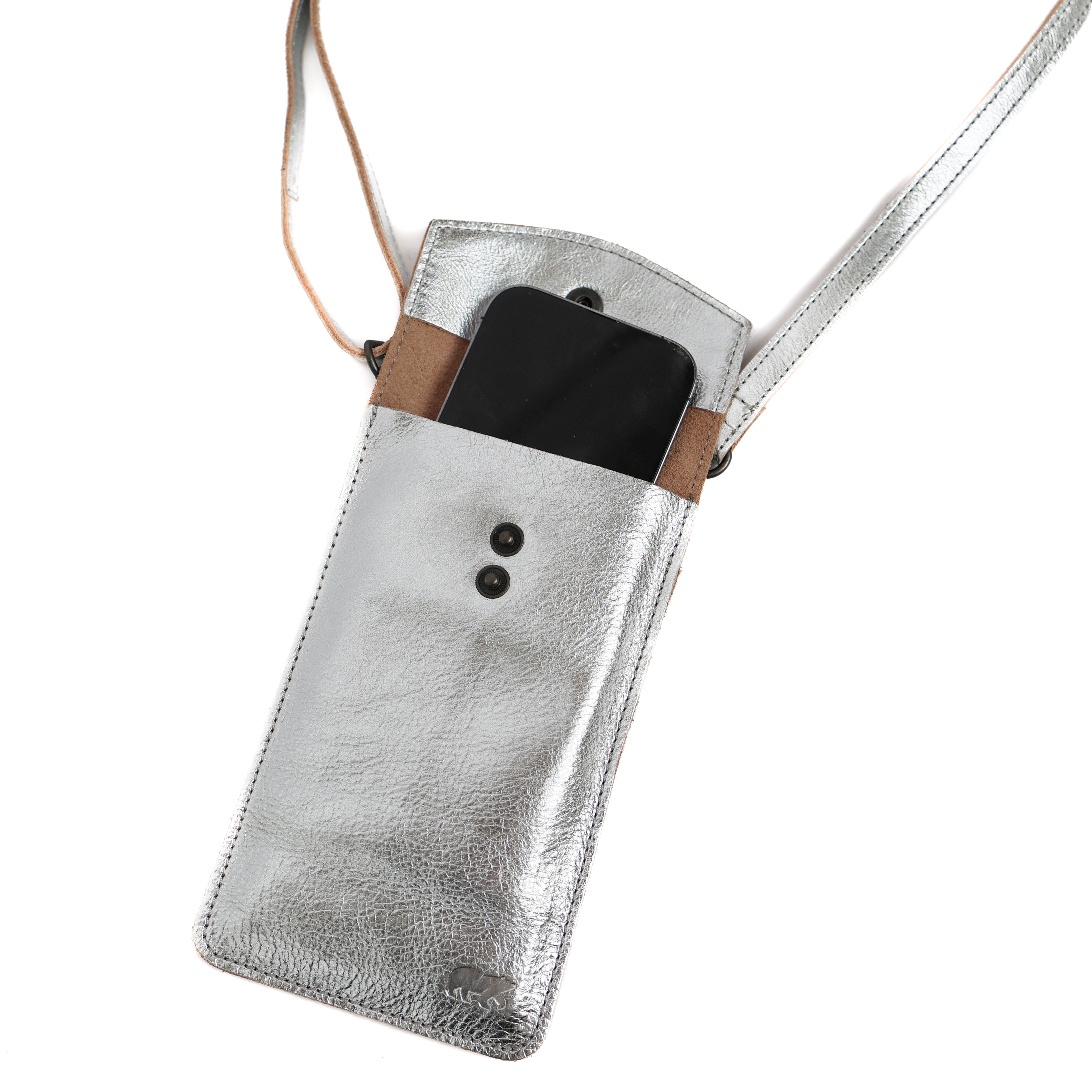 Telefoontasje 'Priya' silver