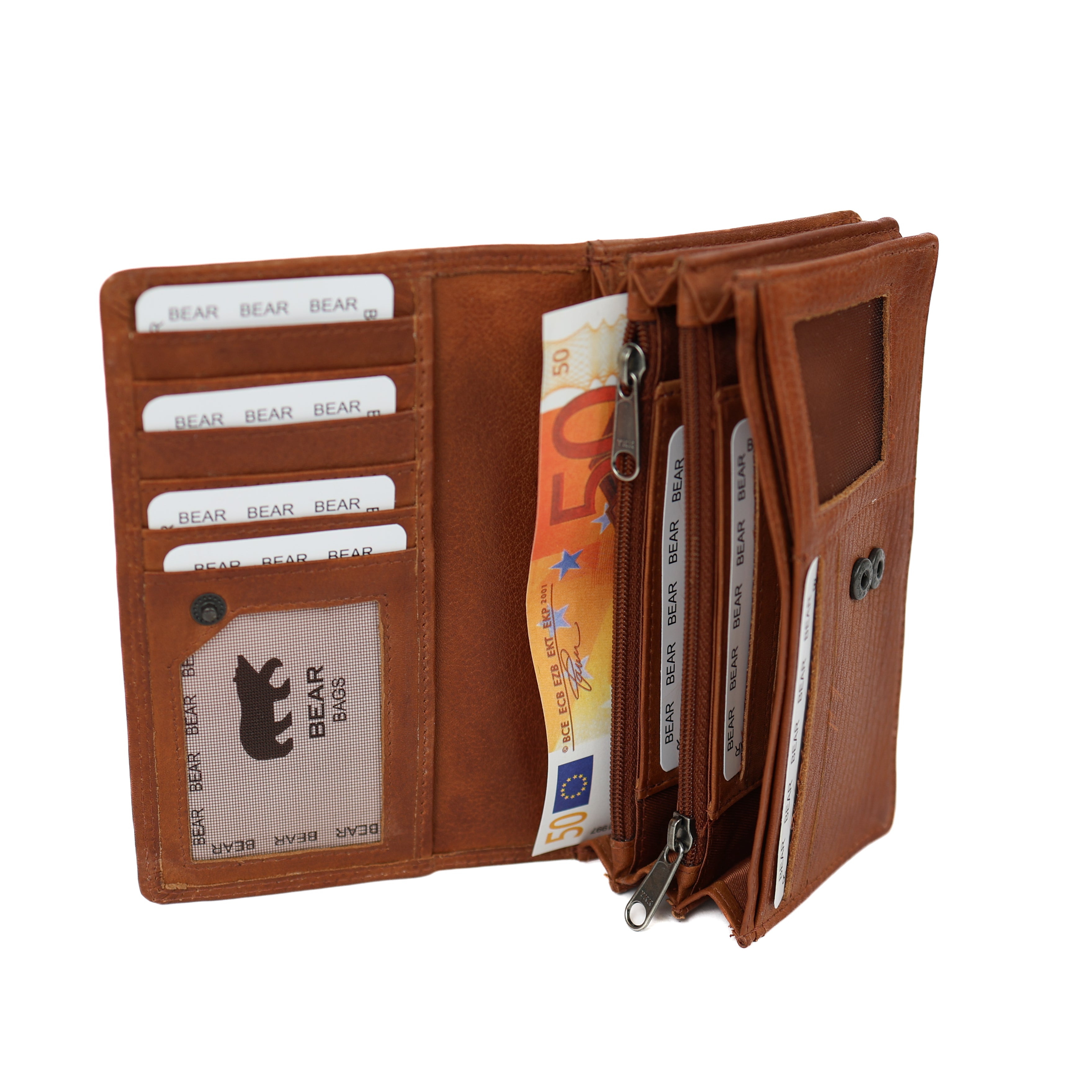 Wrap wallet 'Violan' cognac
