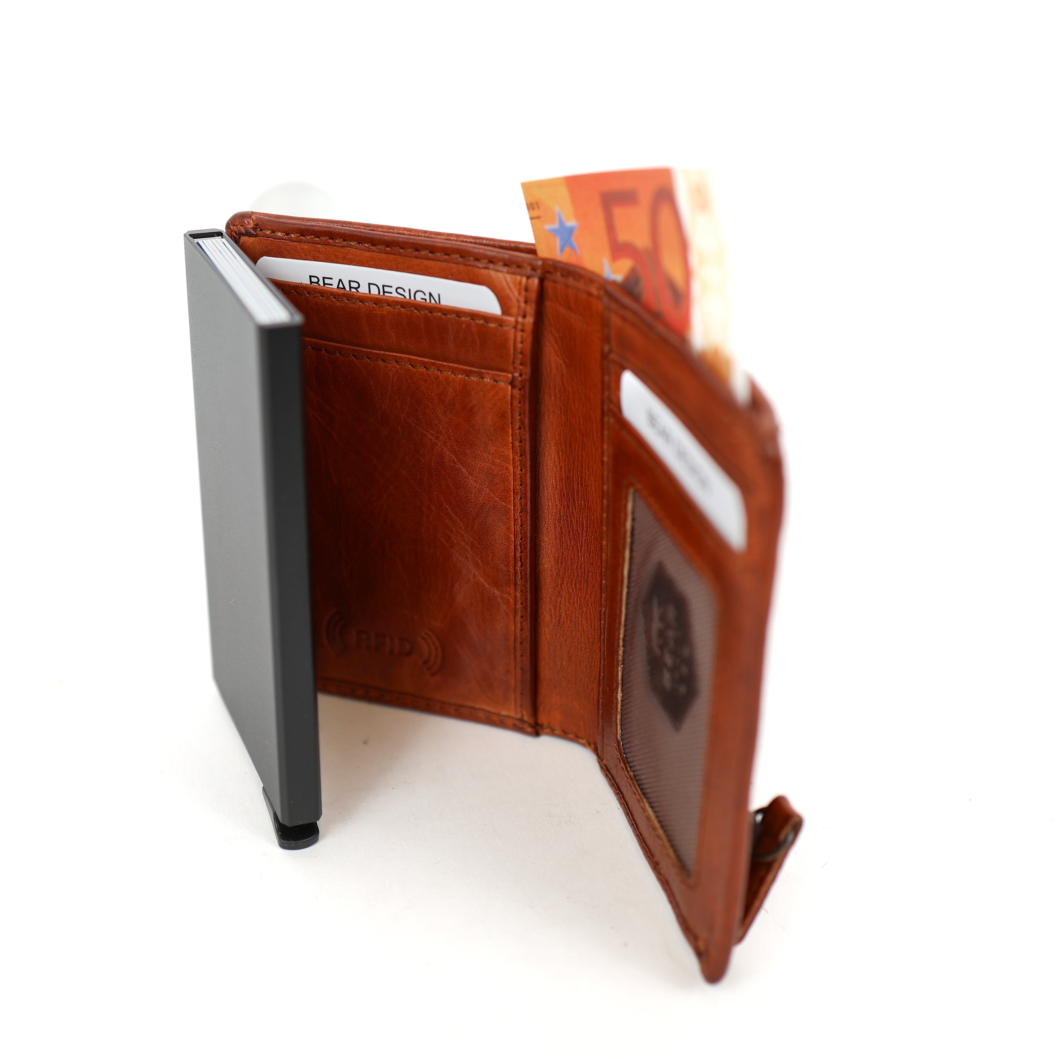 RFID Cardholder 'Ruby' Cognac
