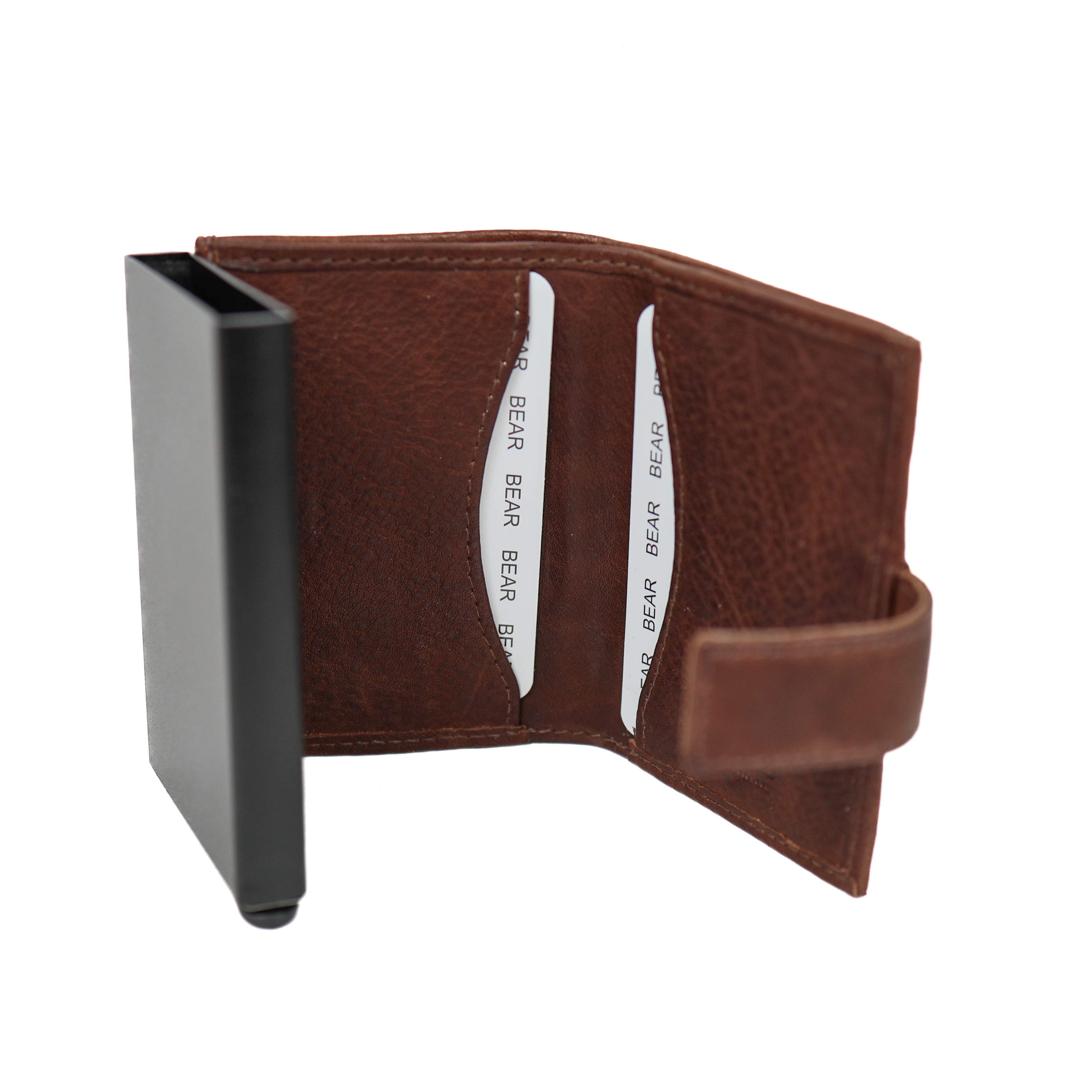XL Card holder 'Mo' dark brown
