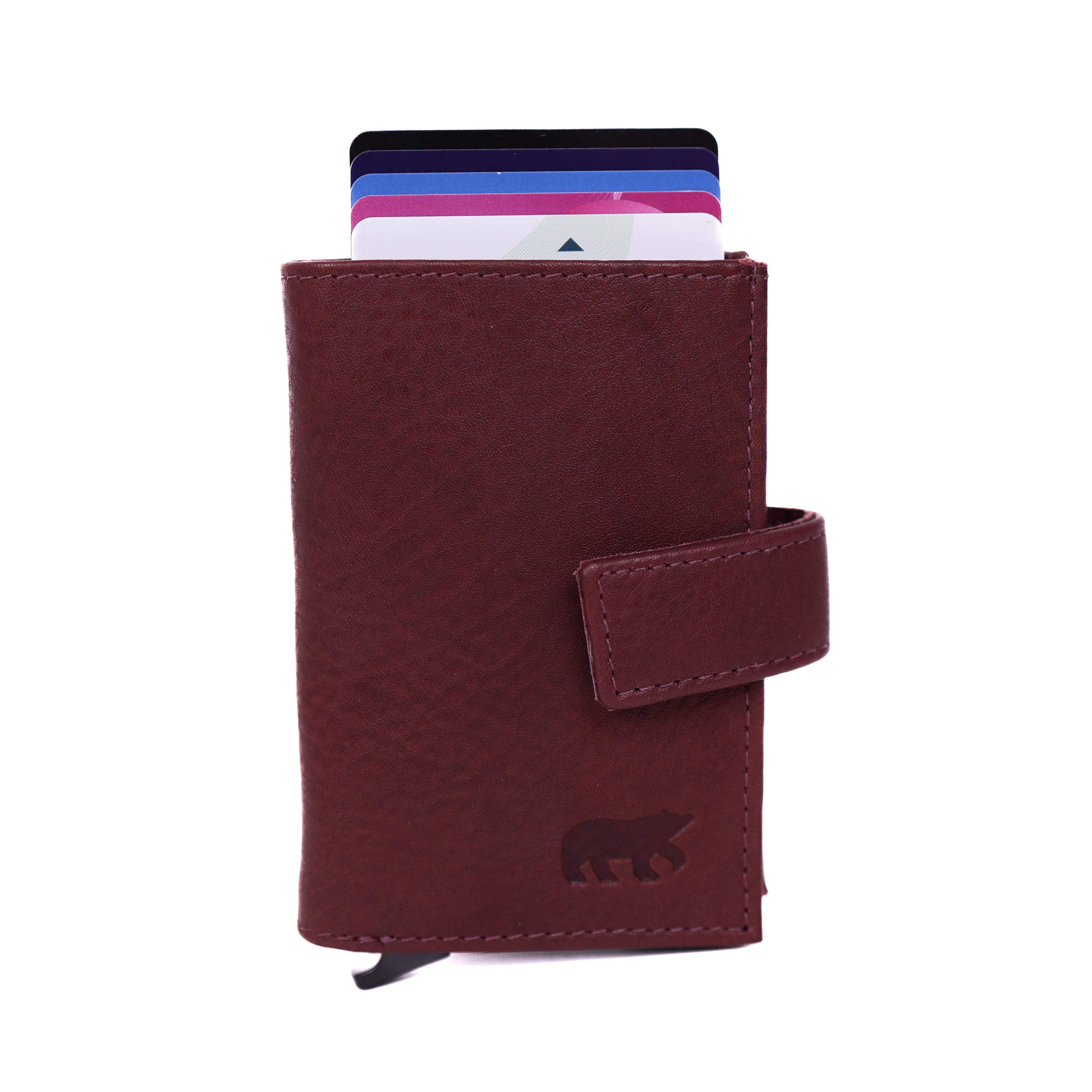 Card holder 'Elsie' burgundy