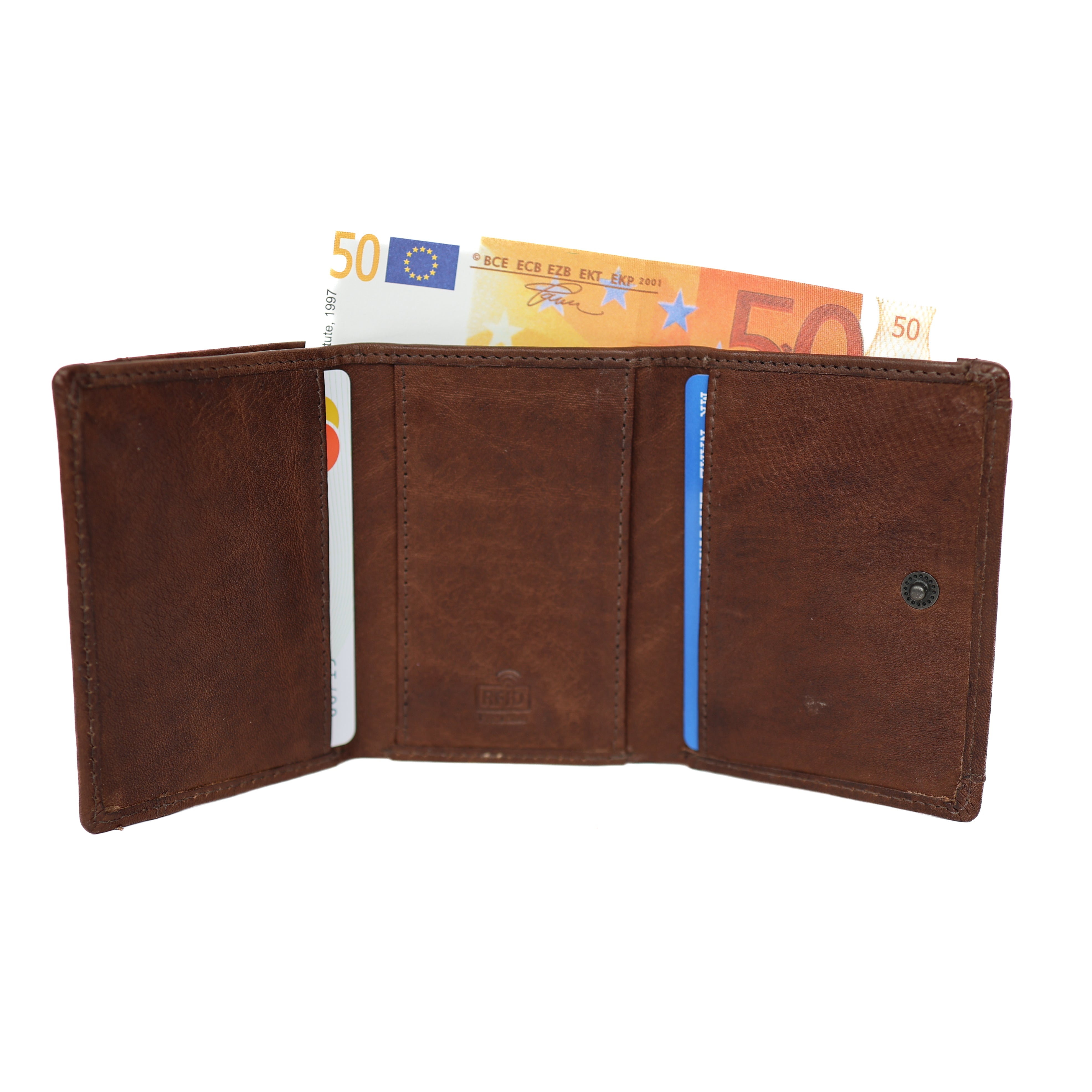 Wallet 'Nana' dark brown