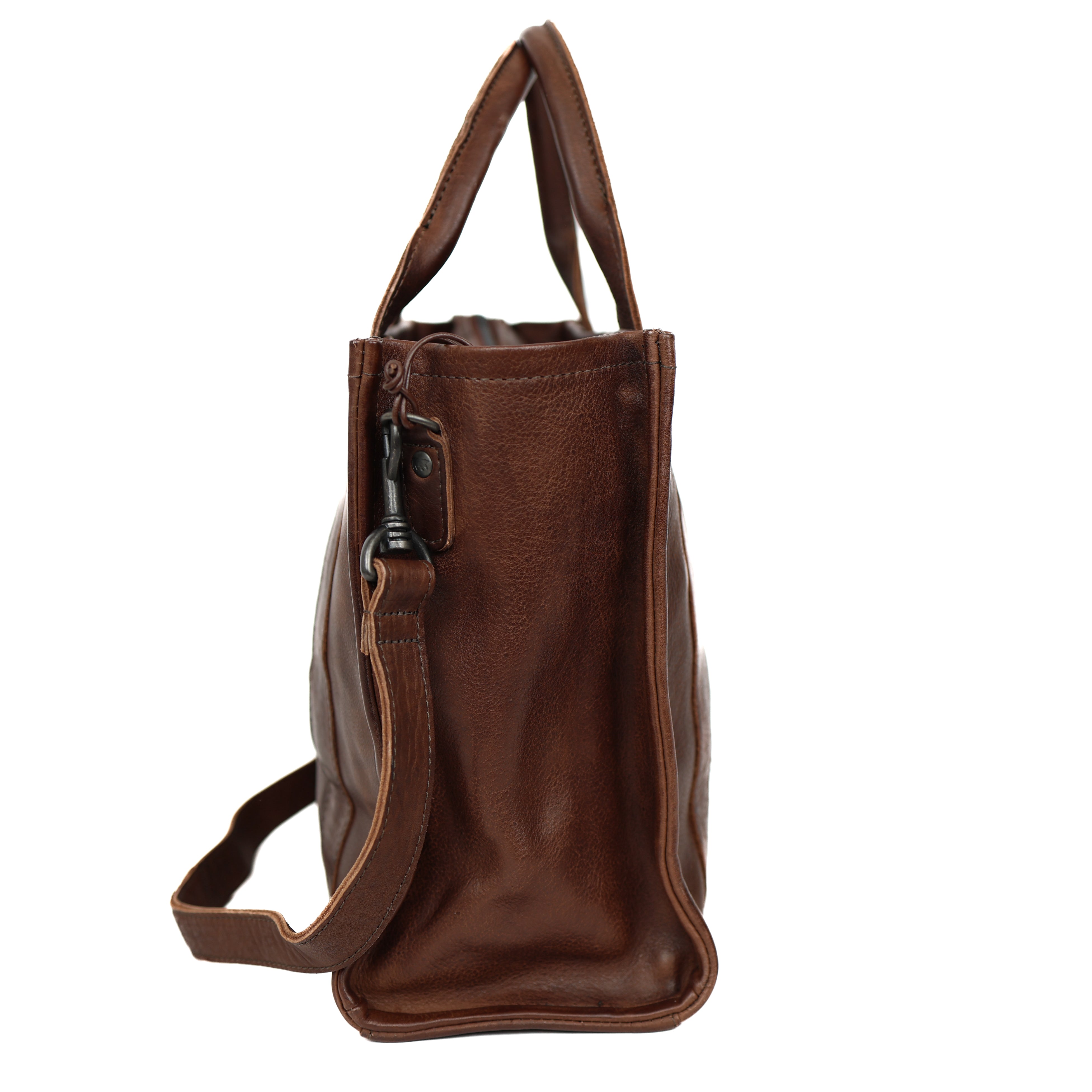 Tote bag 'Pepe' L dark brown