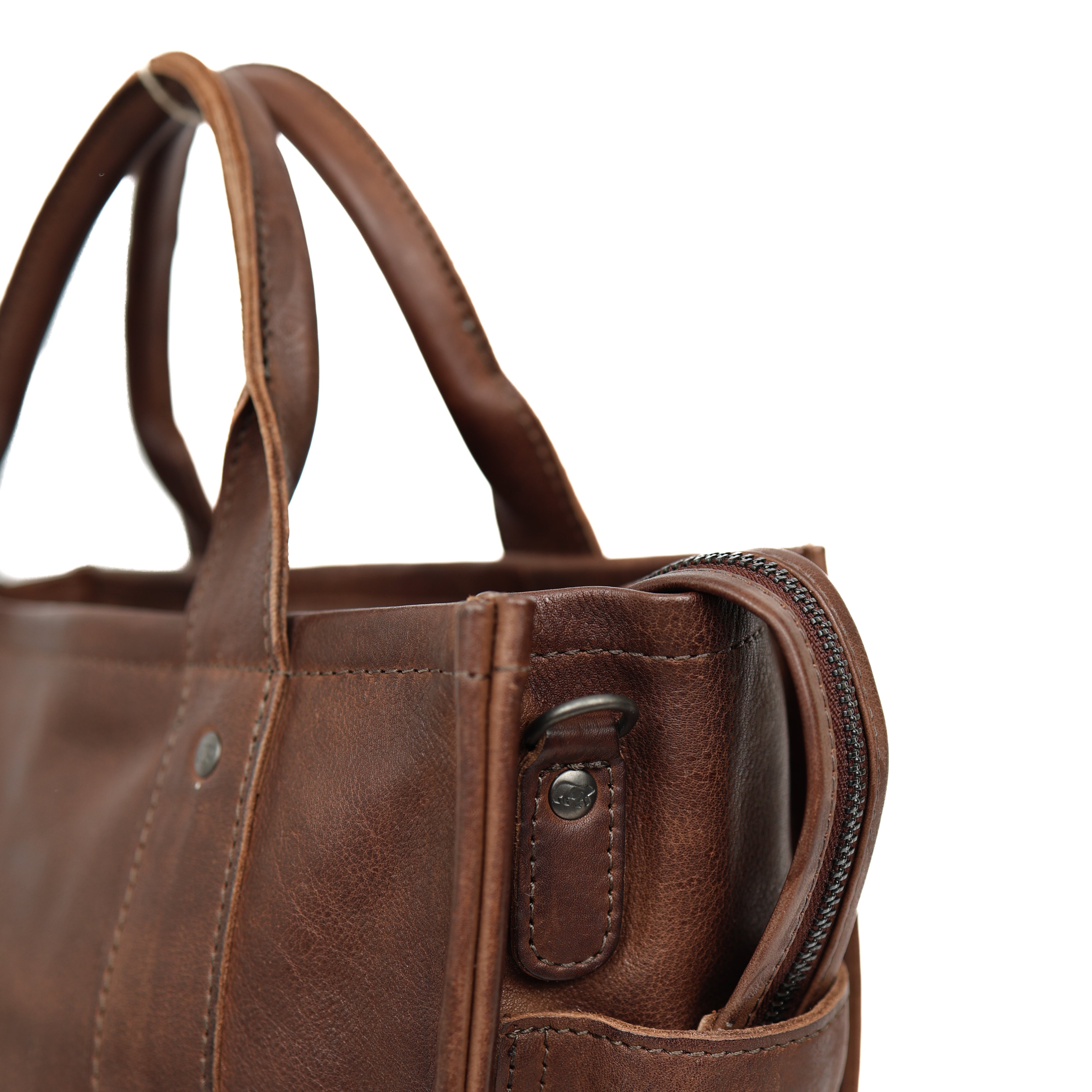 Tote bag 'Pepe' L dark brown