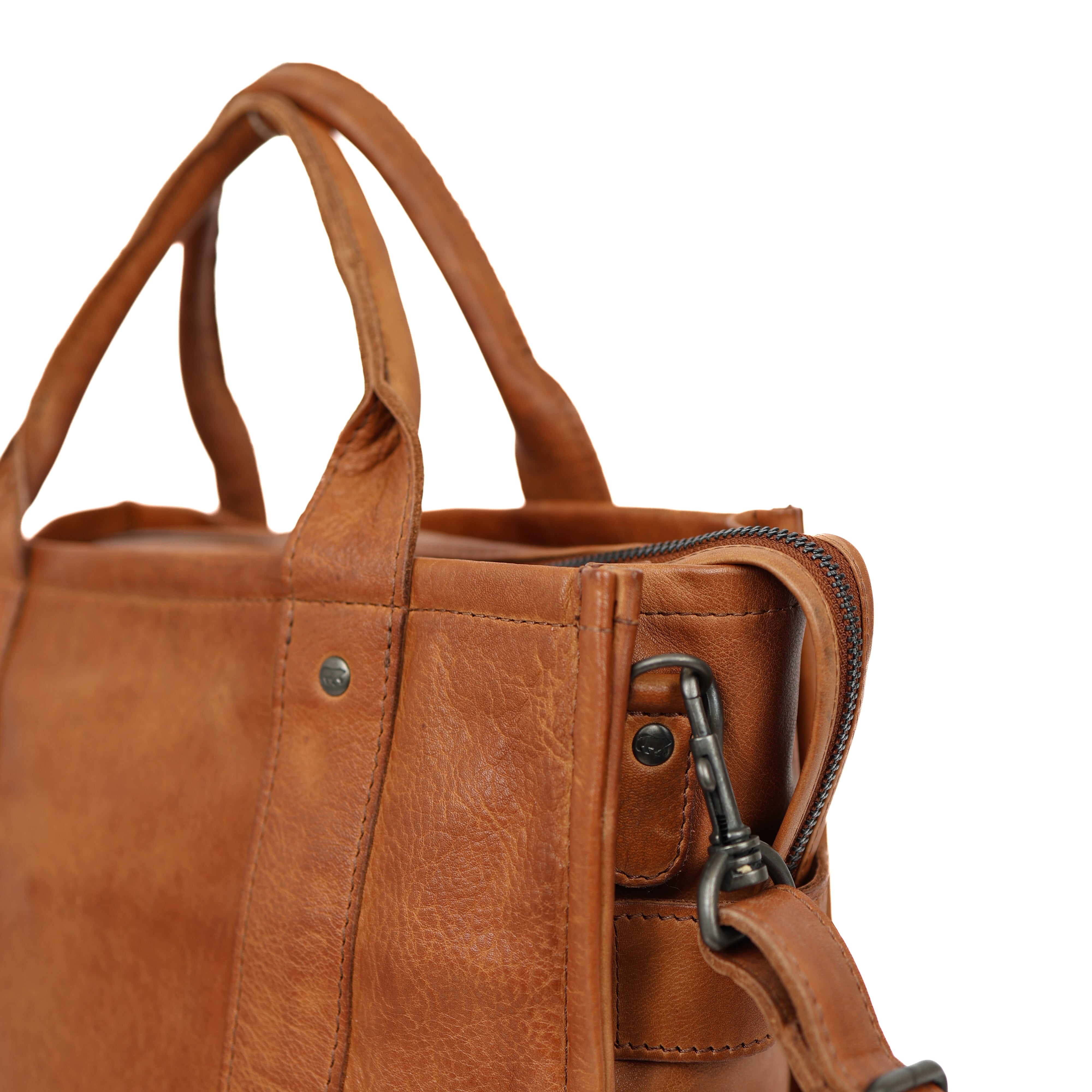 Tote bag 'Pepe' L cognac