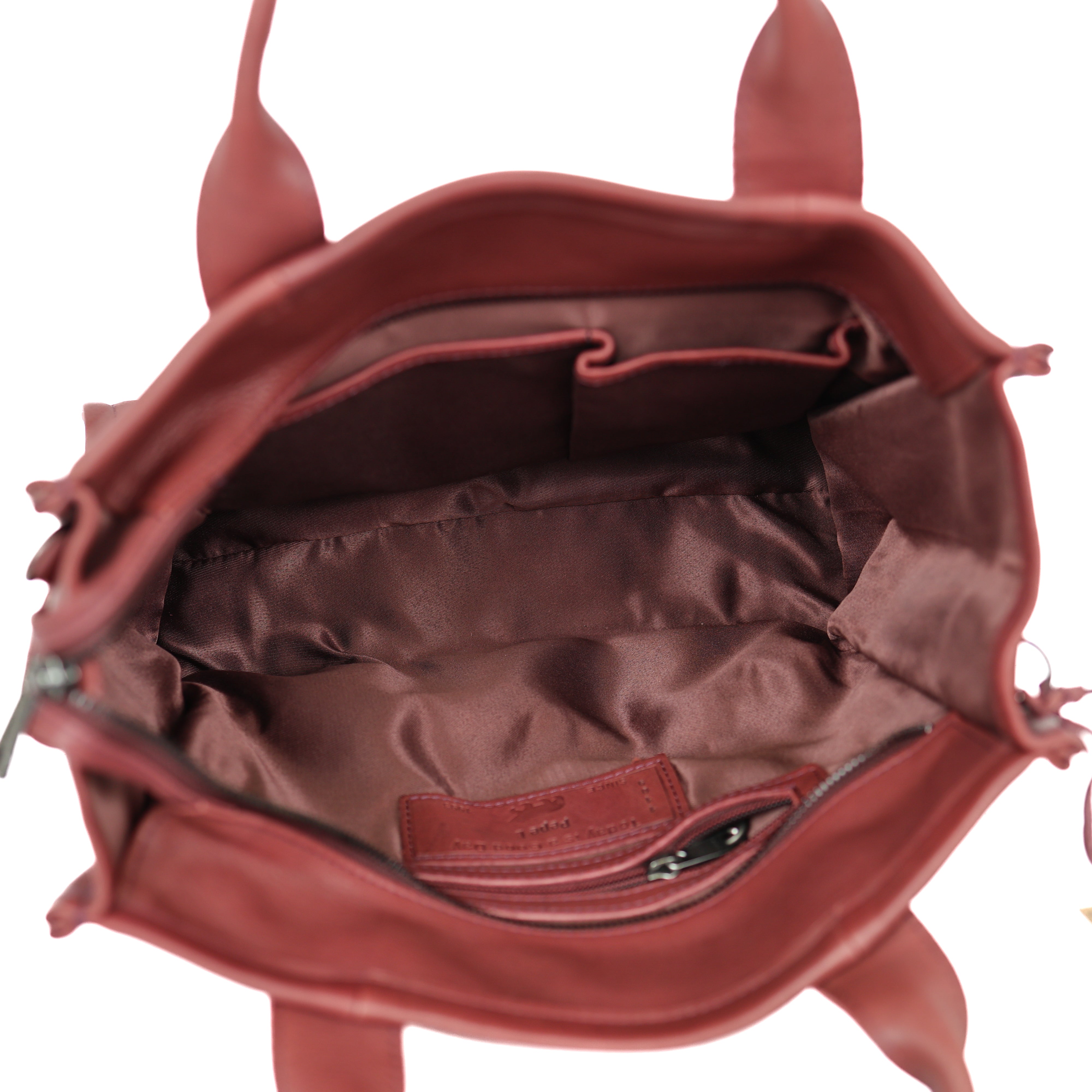 Tote bag 'Pepe' L bordeaux