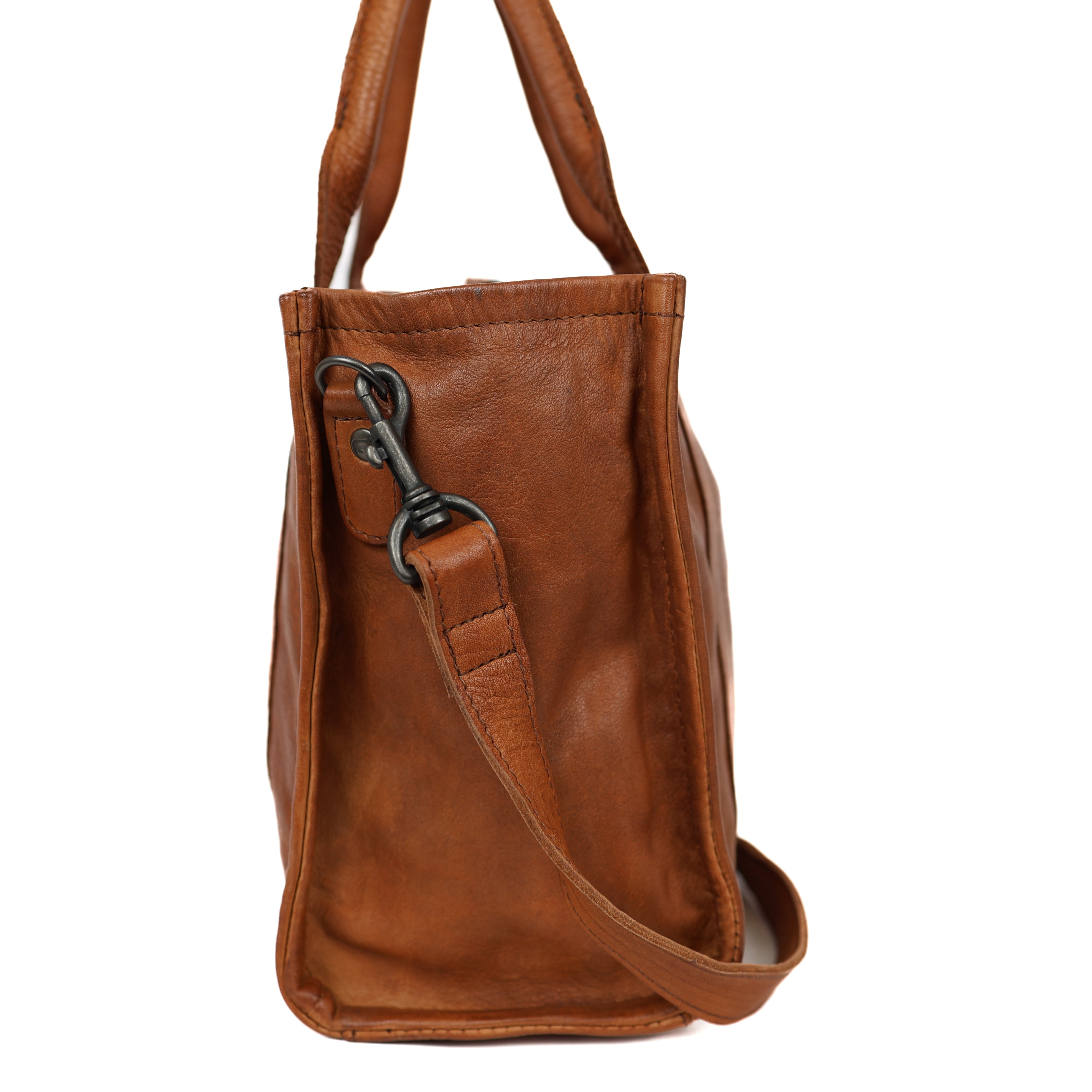 Tote bag 'Pepe' M cognac
