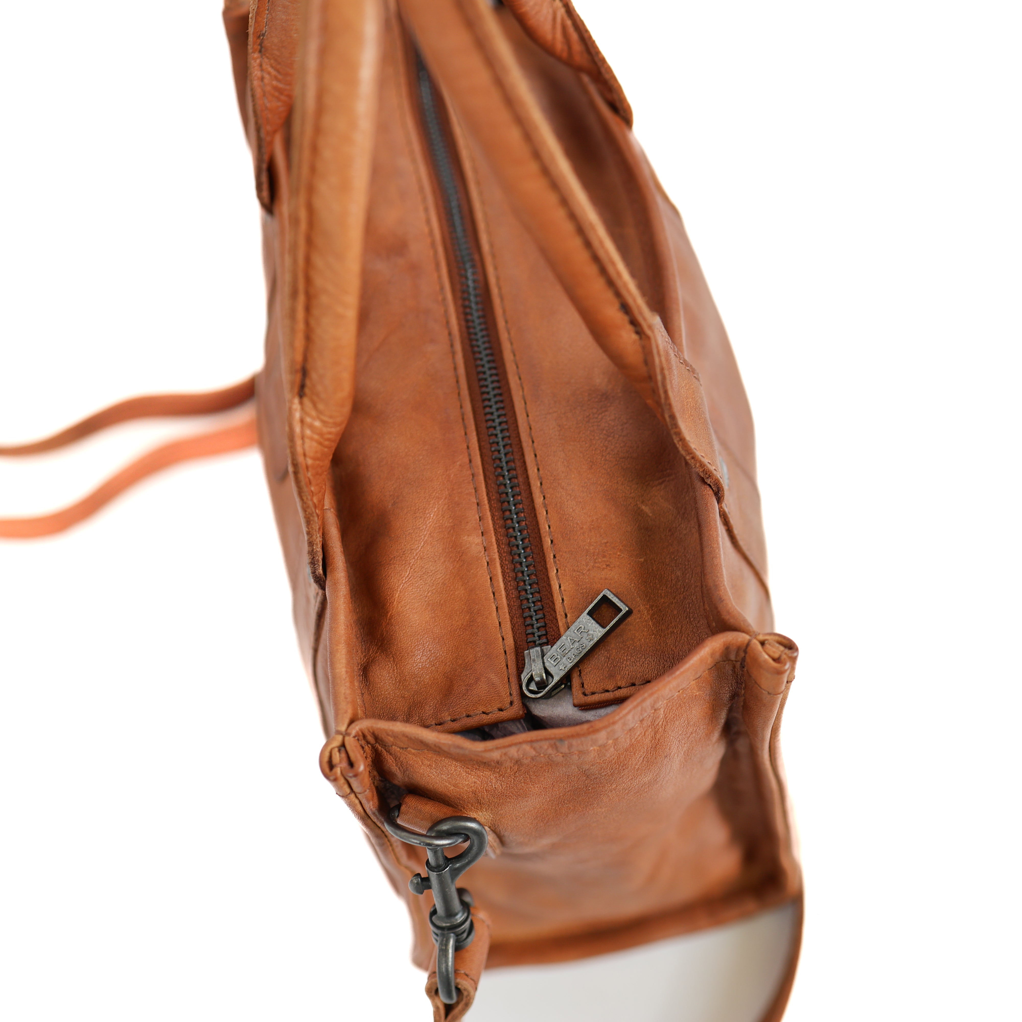 Tote bag 'Pepe' M cognac