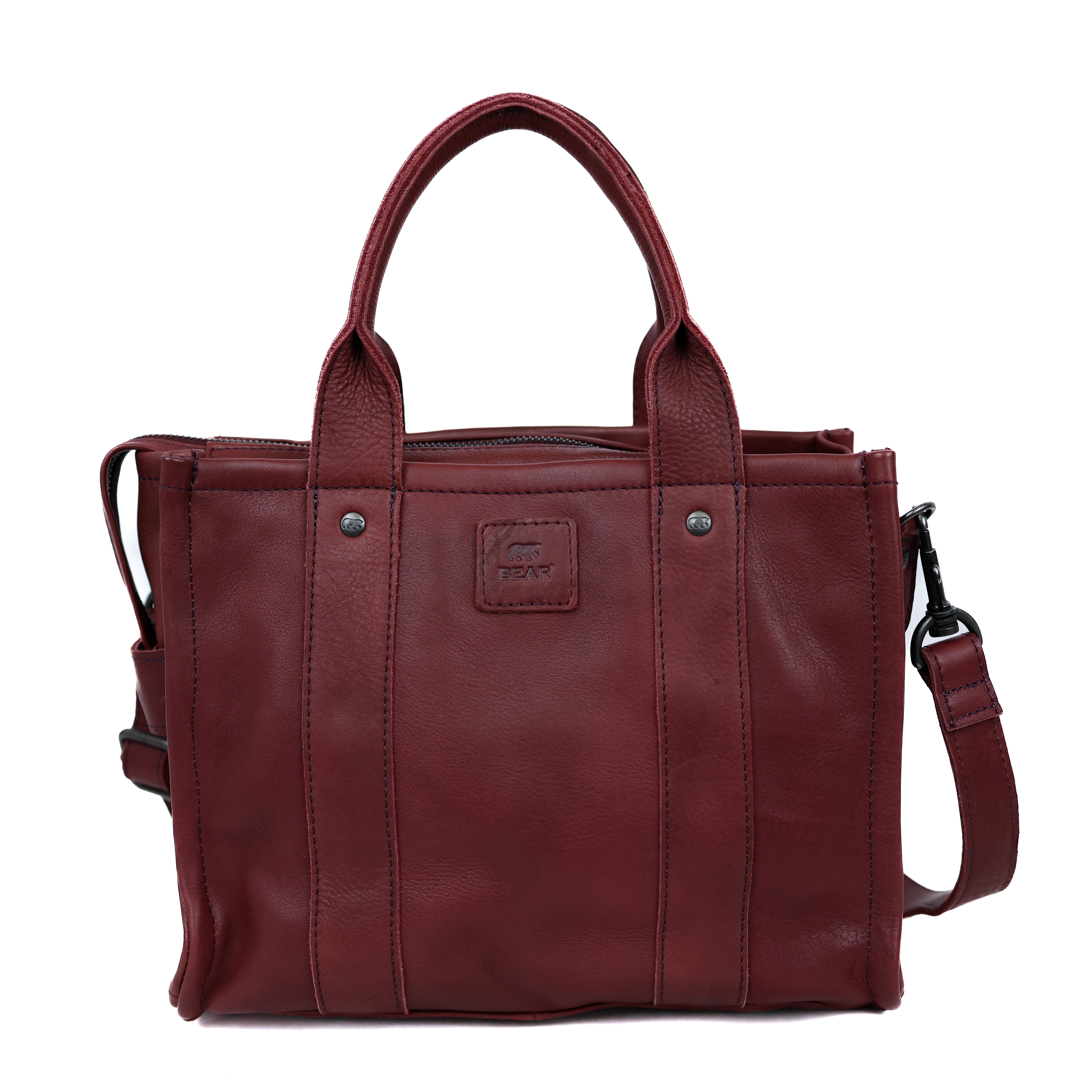 Tote bag 'Pepe' M bordeaux