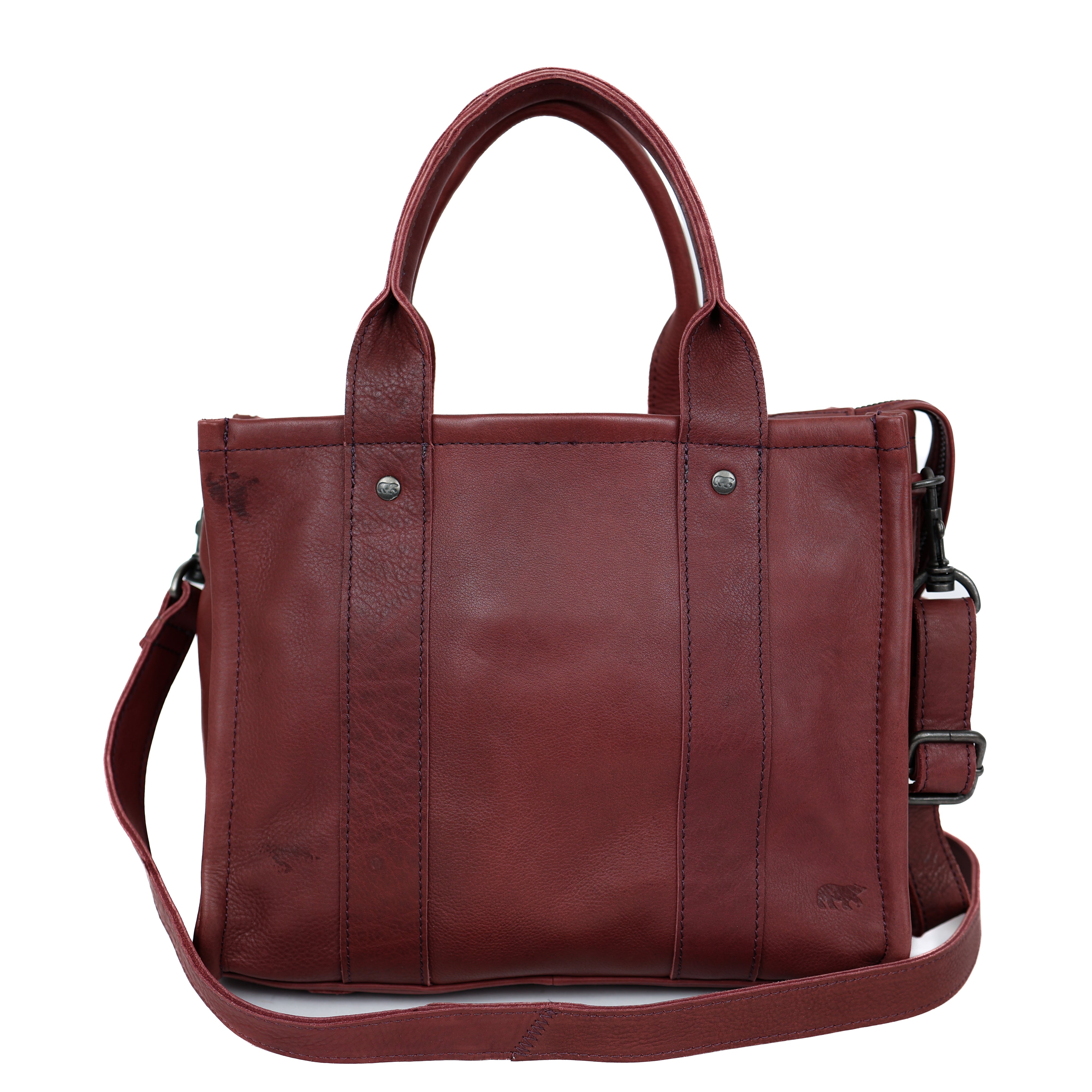 Tote bag 'Pepe' M bordeaux