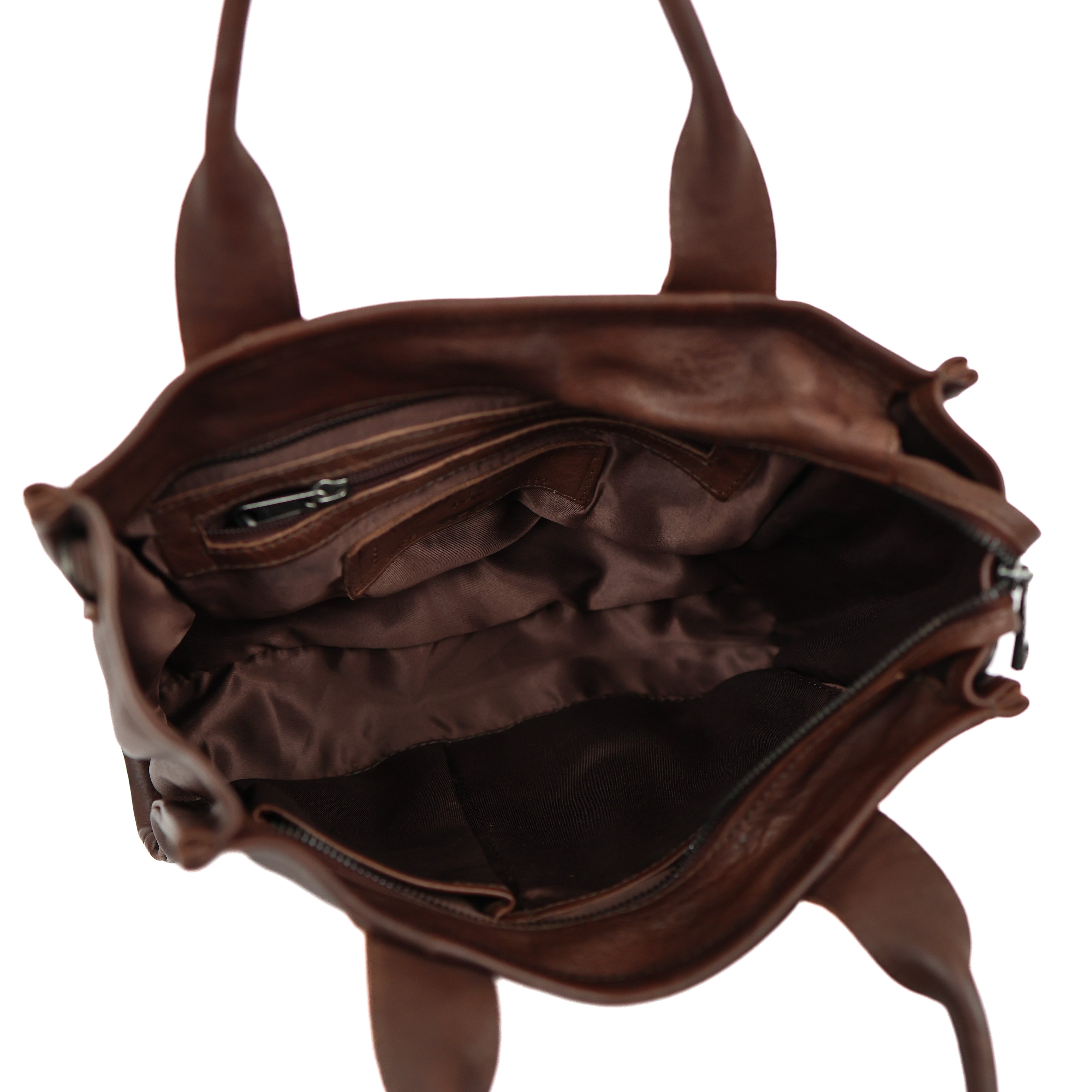 Tote bag 'Pepe' M dark brown
