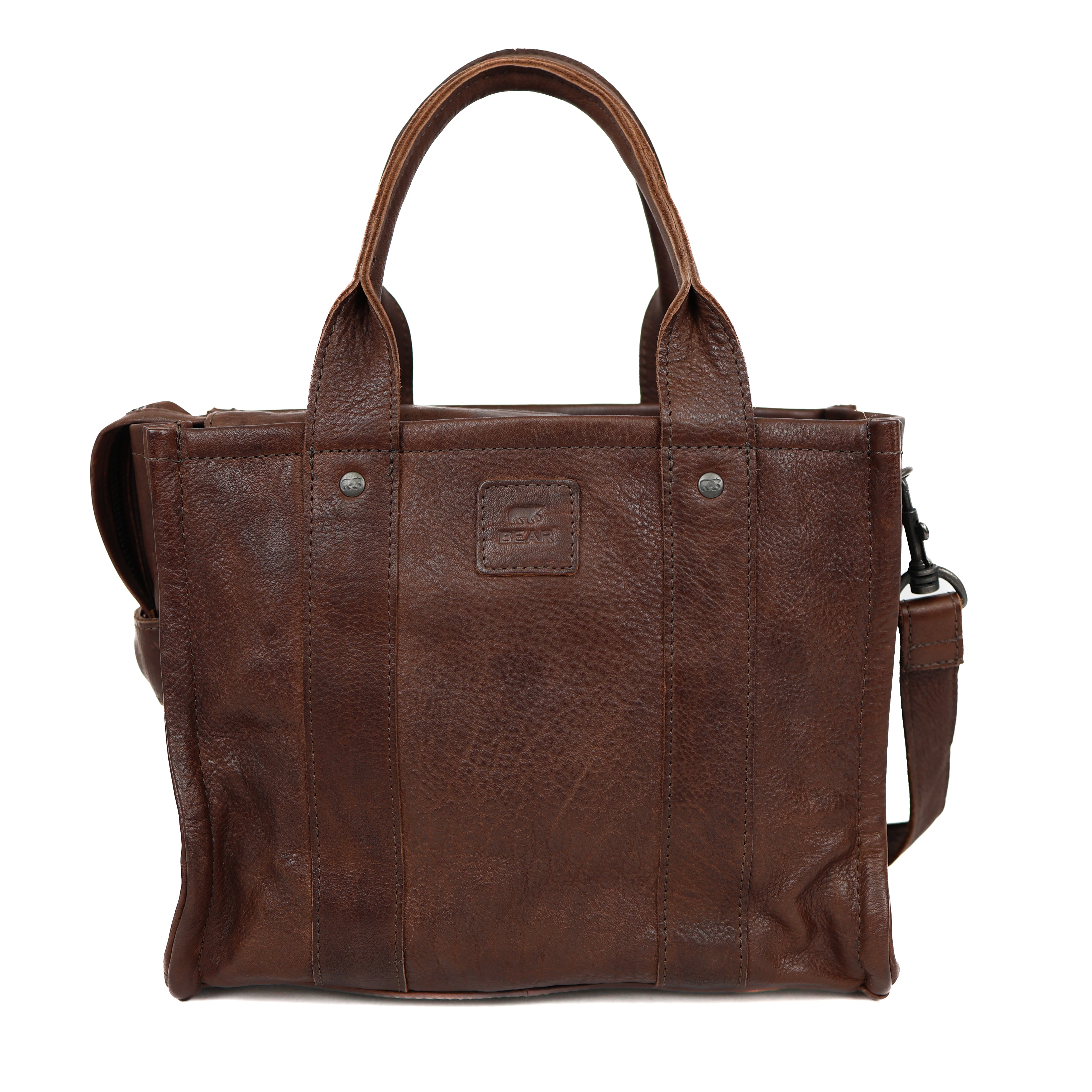 Tote bag 'Pepe' M dark brown