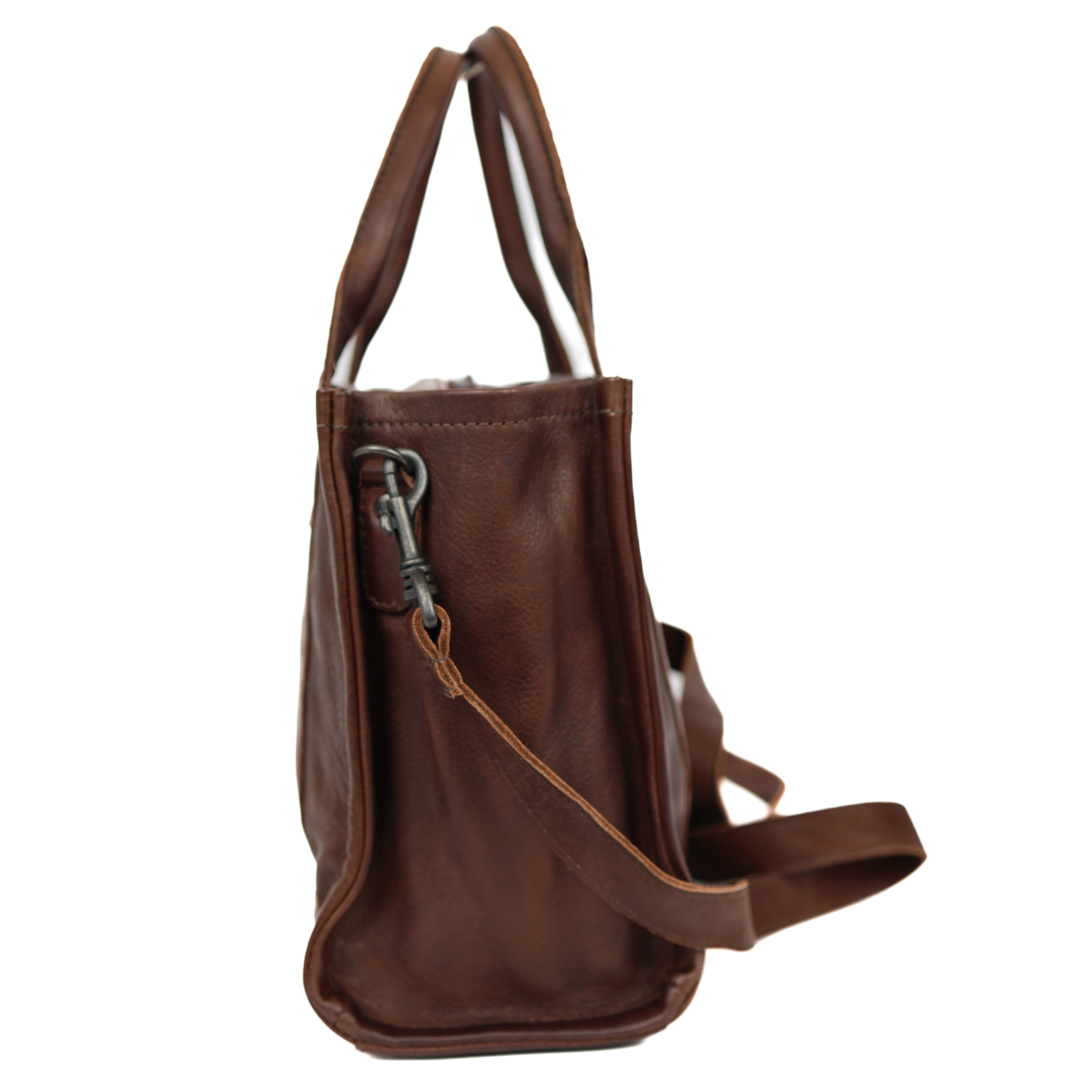 Tote bag 'Pepe' M dark brown
