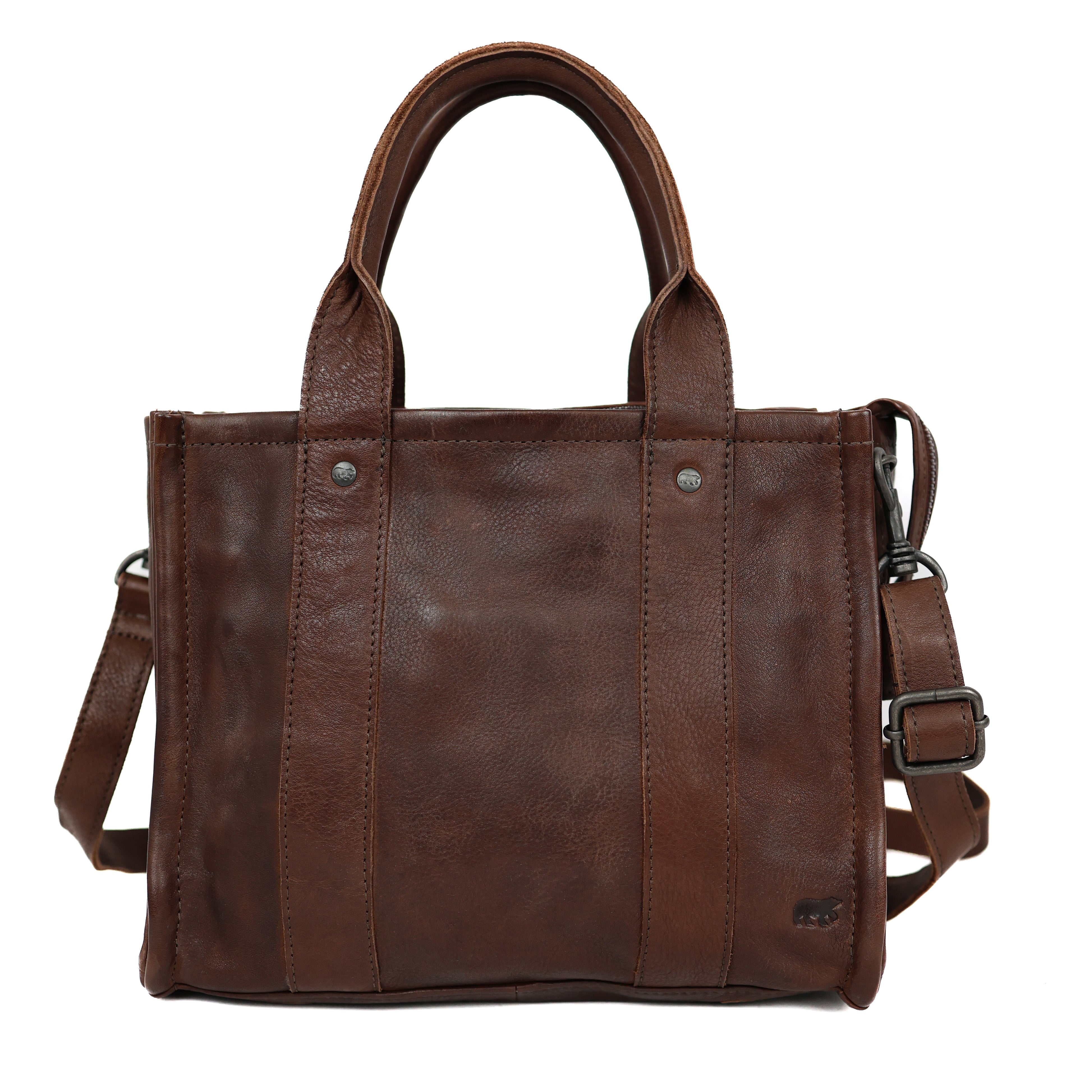 Tote bag 'Pepe' M dark brown