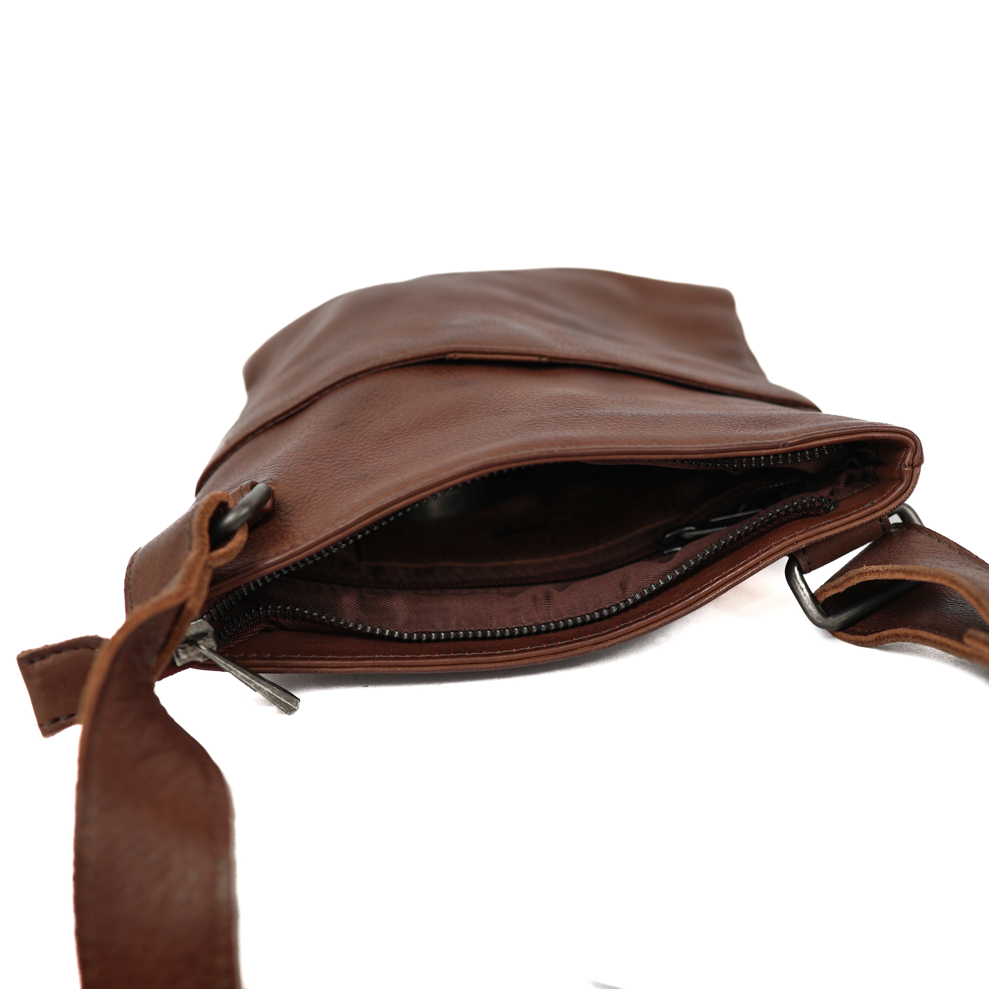 Shoulder bag 'Doris' dark brown