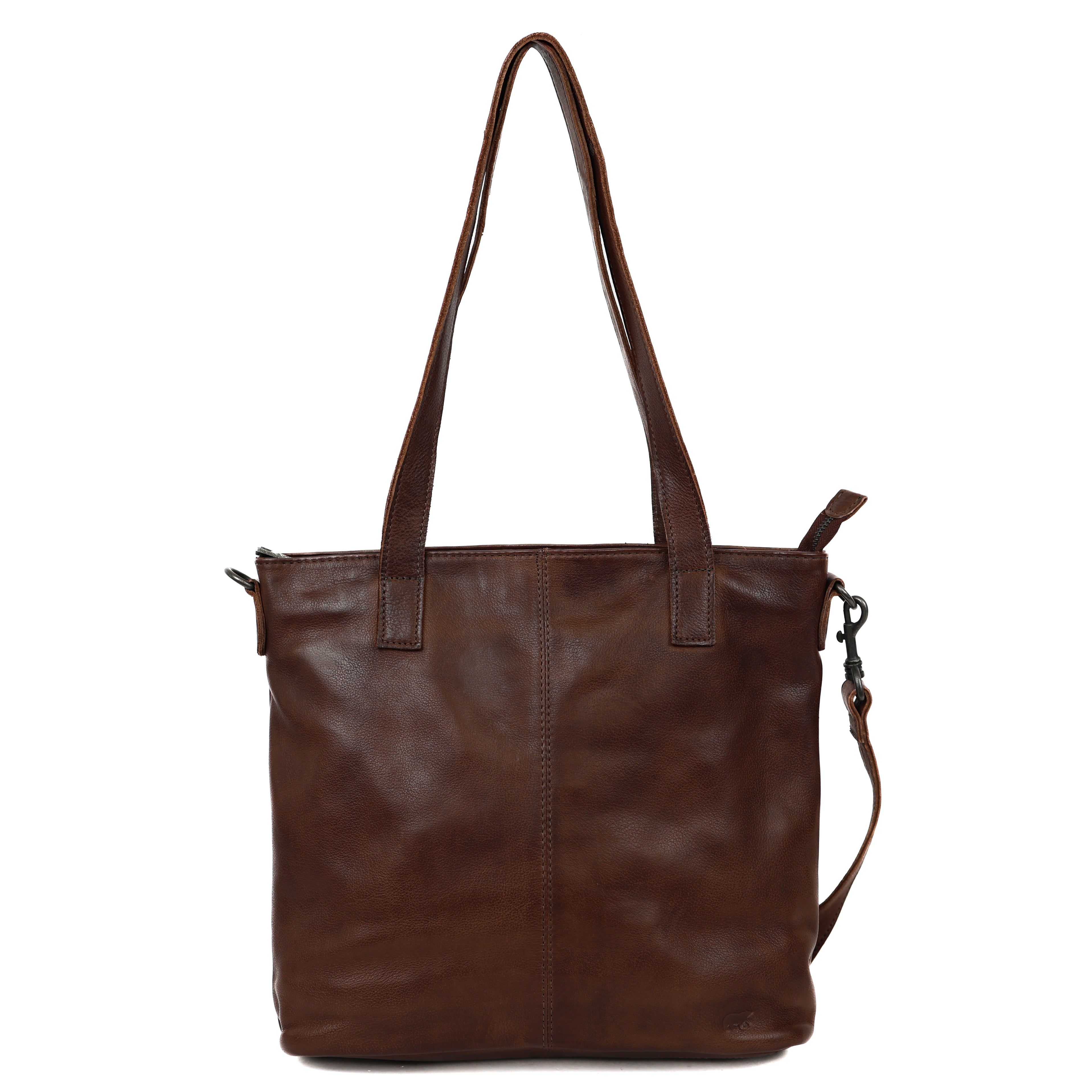Hand/shoulder bag 'Jilke' dark brown
