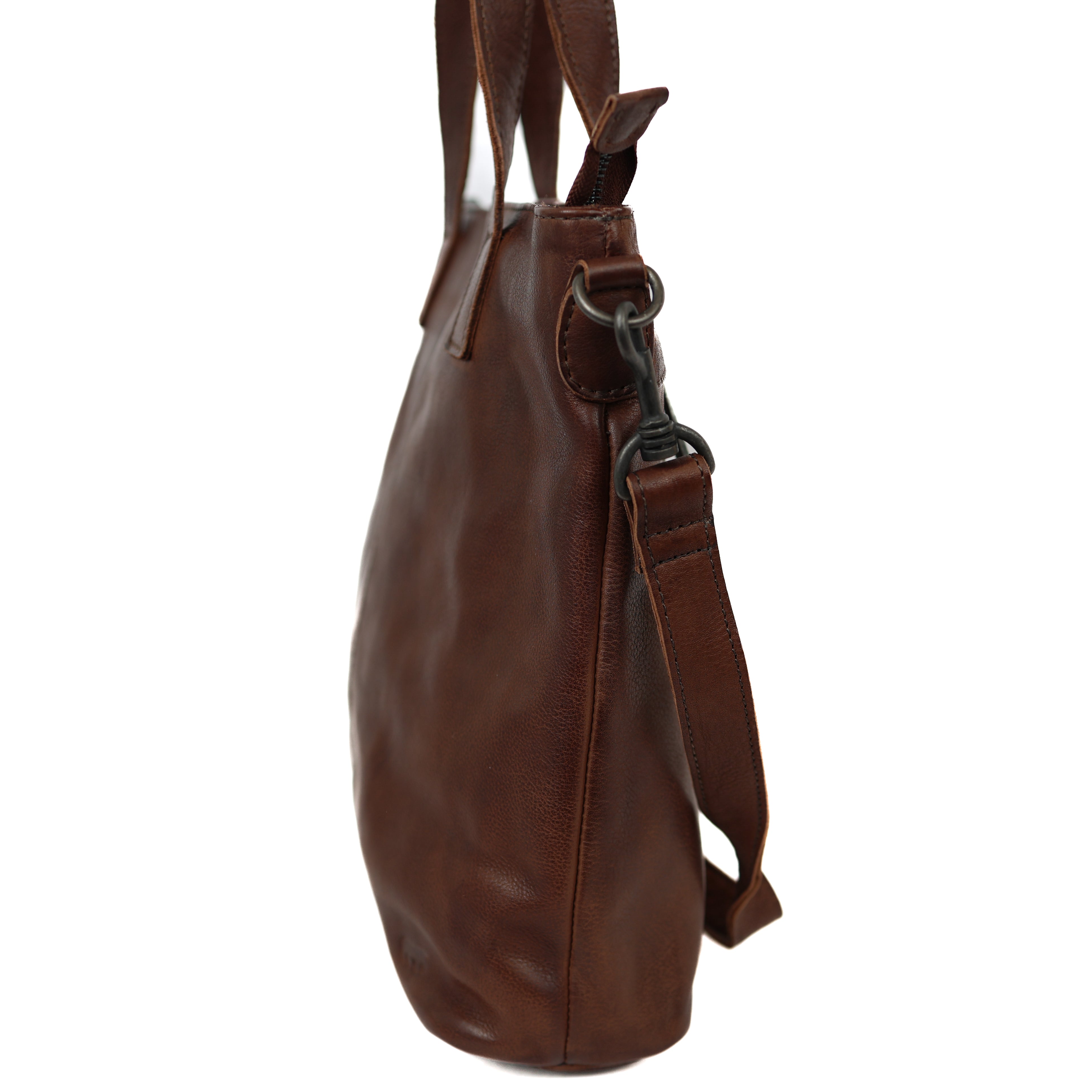 Hand/shoulder bag 'Jilke' dark brown