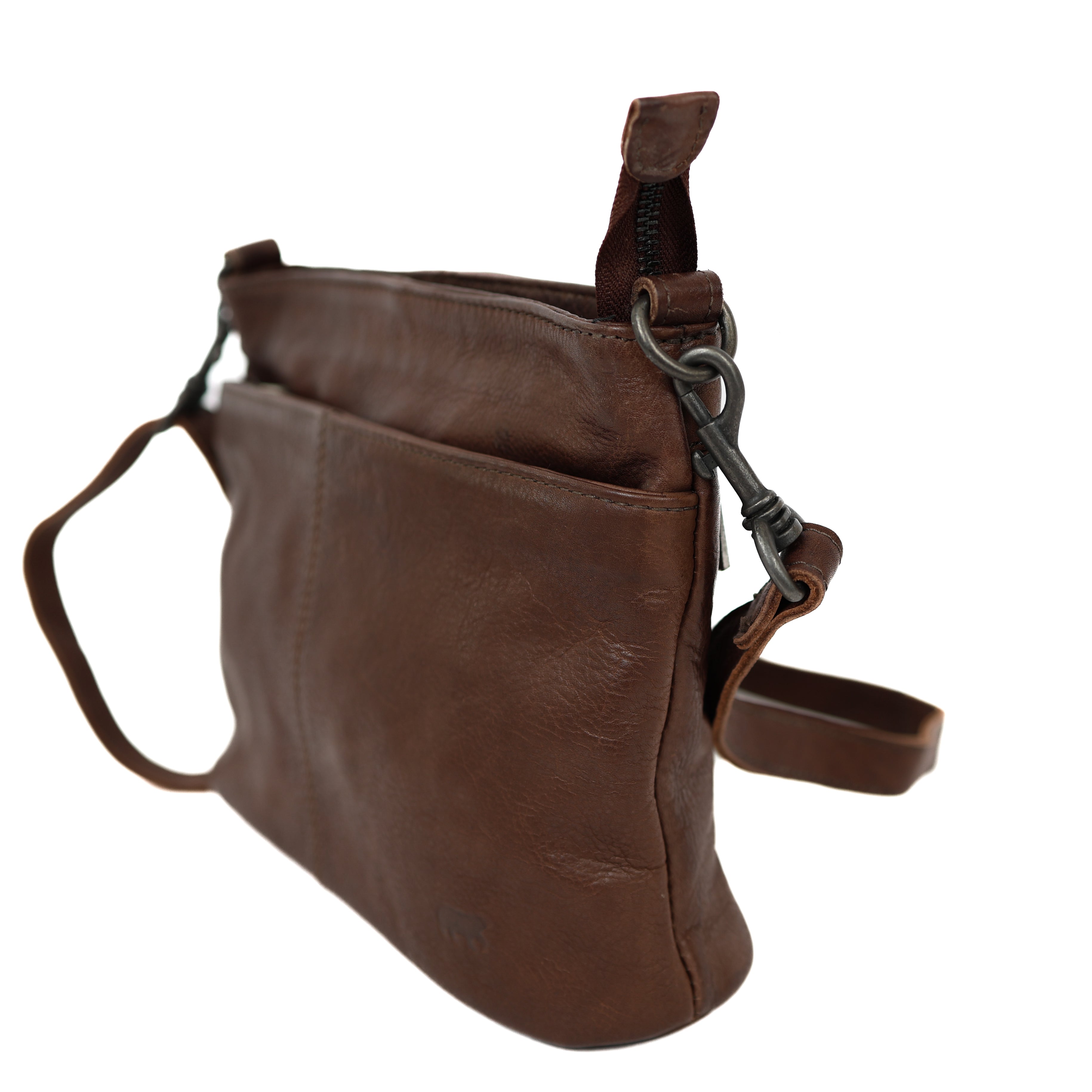 Shoulder bag 'Ashley' dark brown