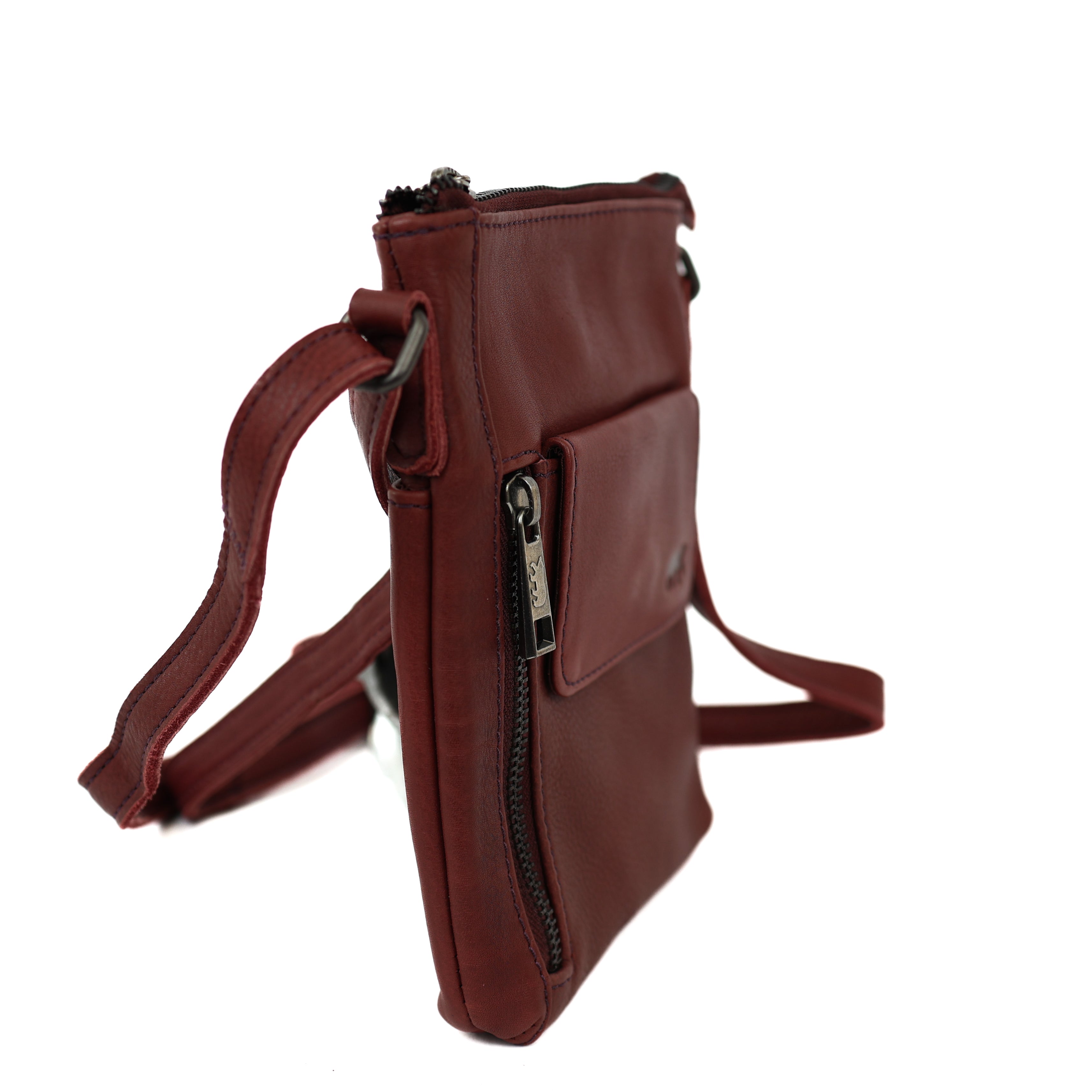 Shoulder bag 'Davide' burgundy