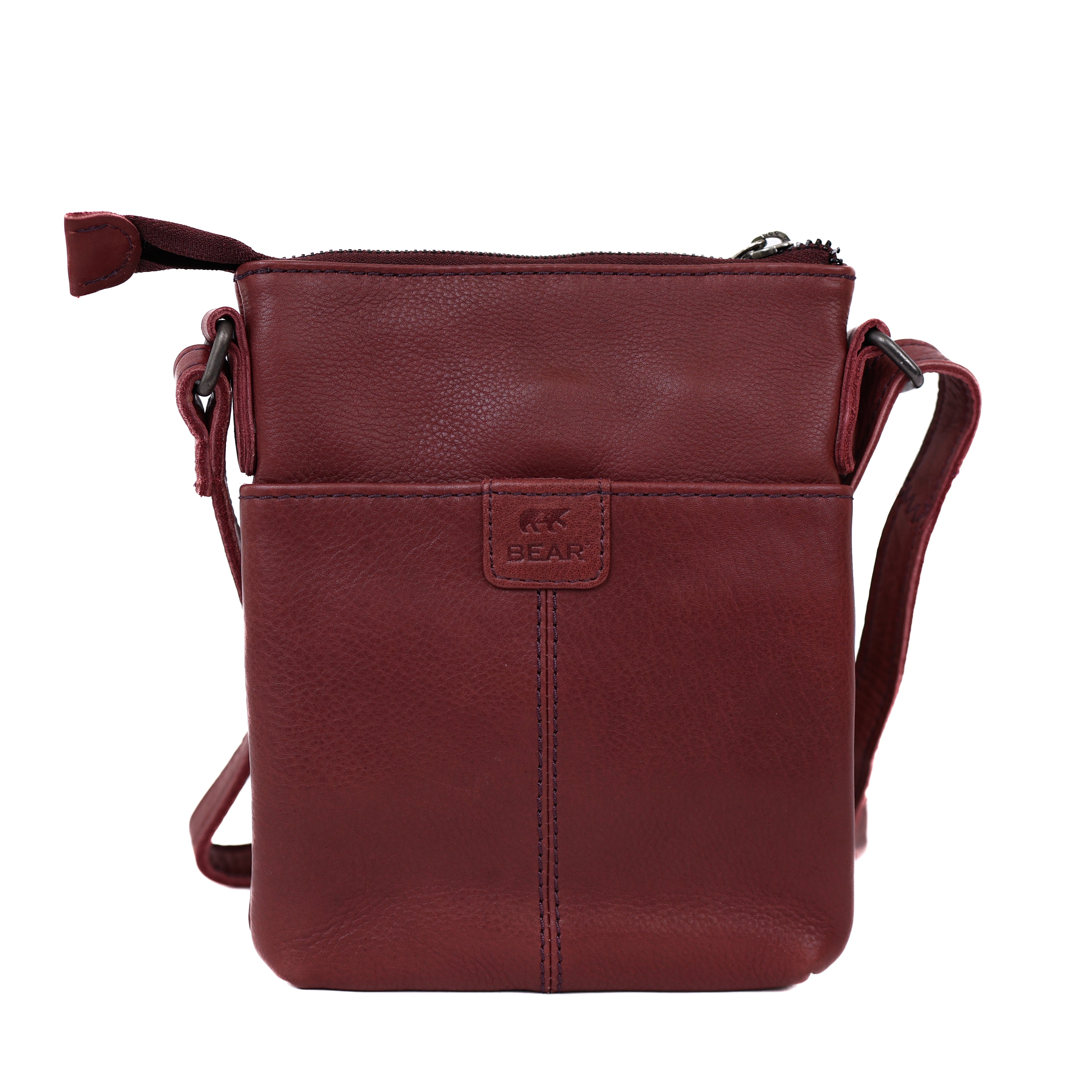 Shoulder bag 'Davide' burgundy