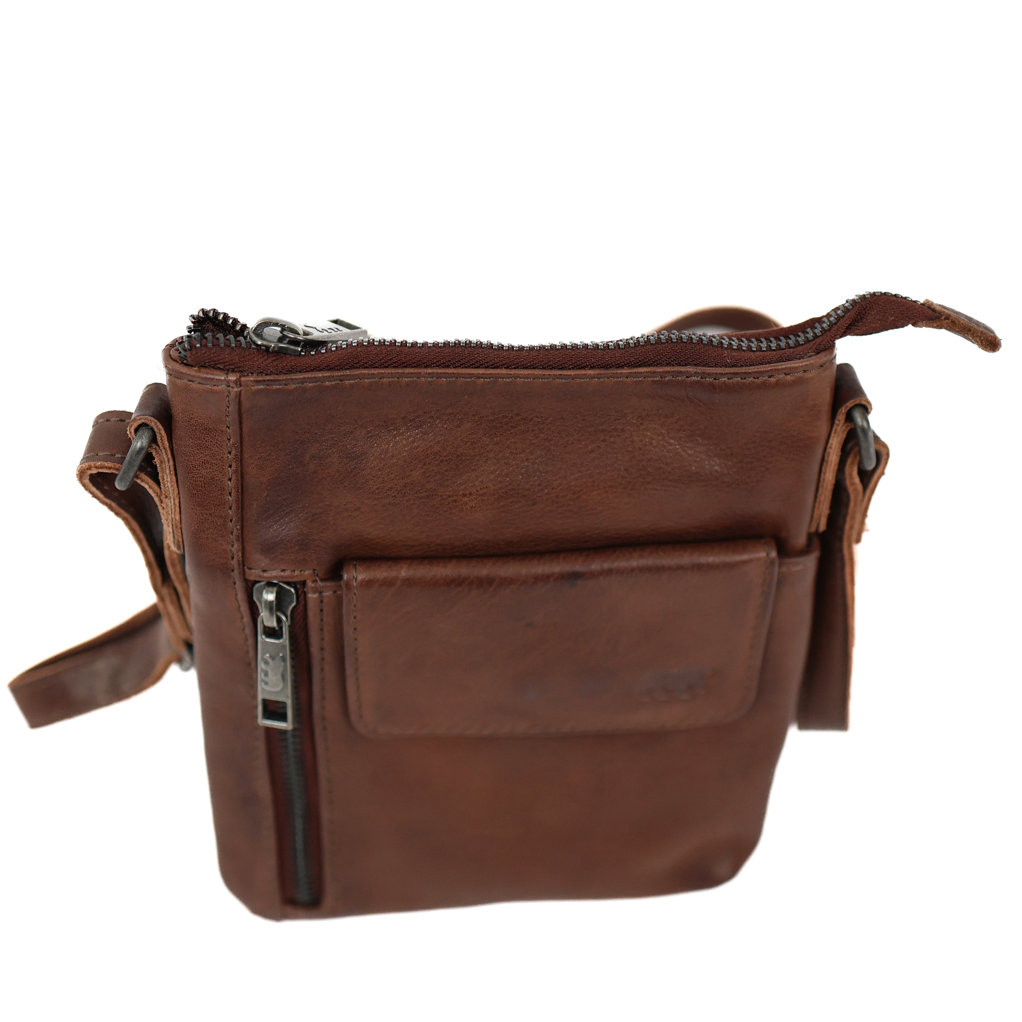 Shoulder bag 'Davide' dark brown