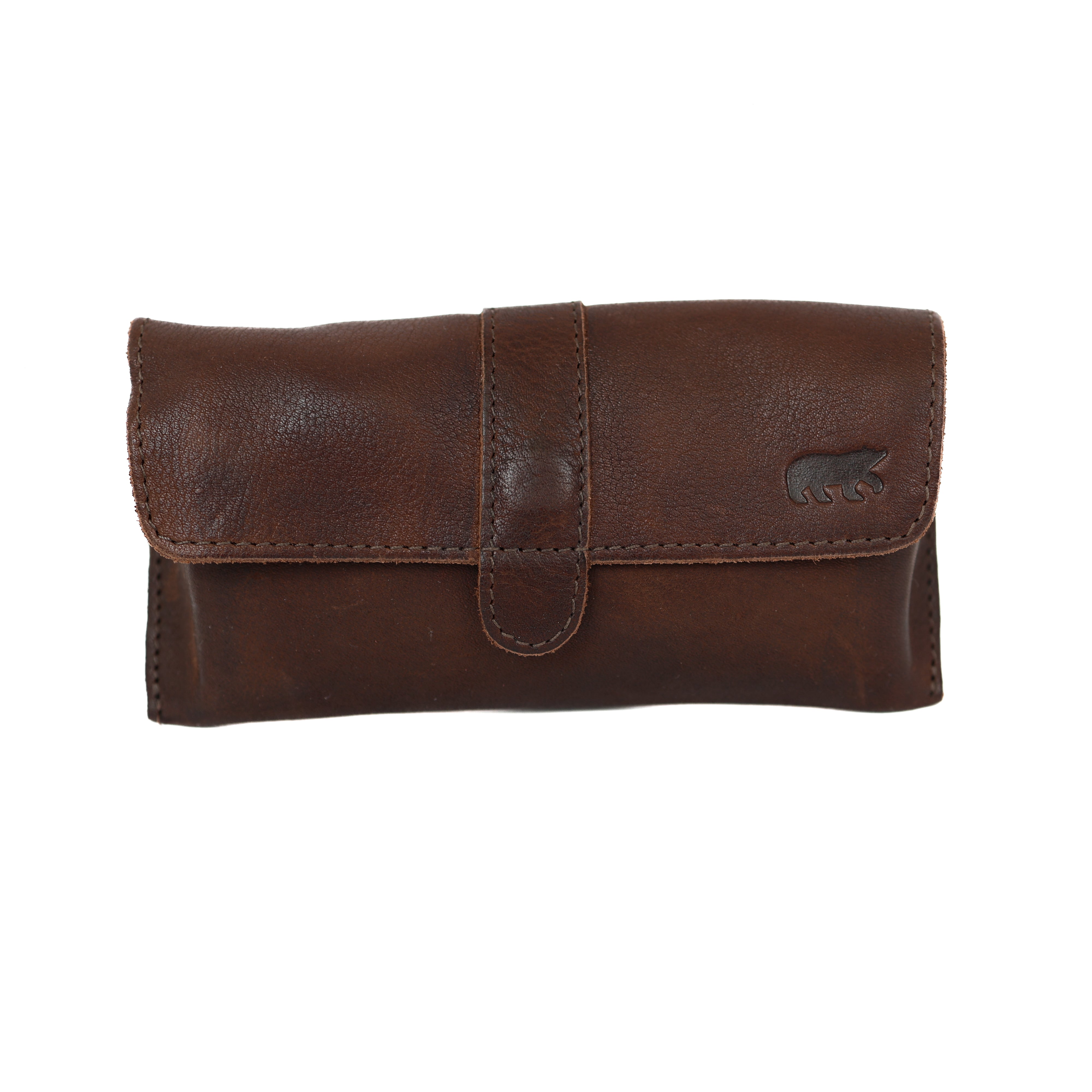 Glasses case 'Weta' dark brown