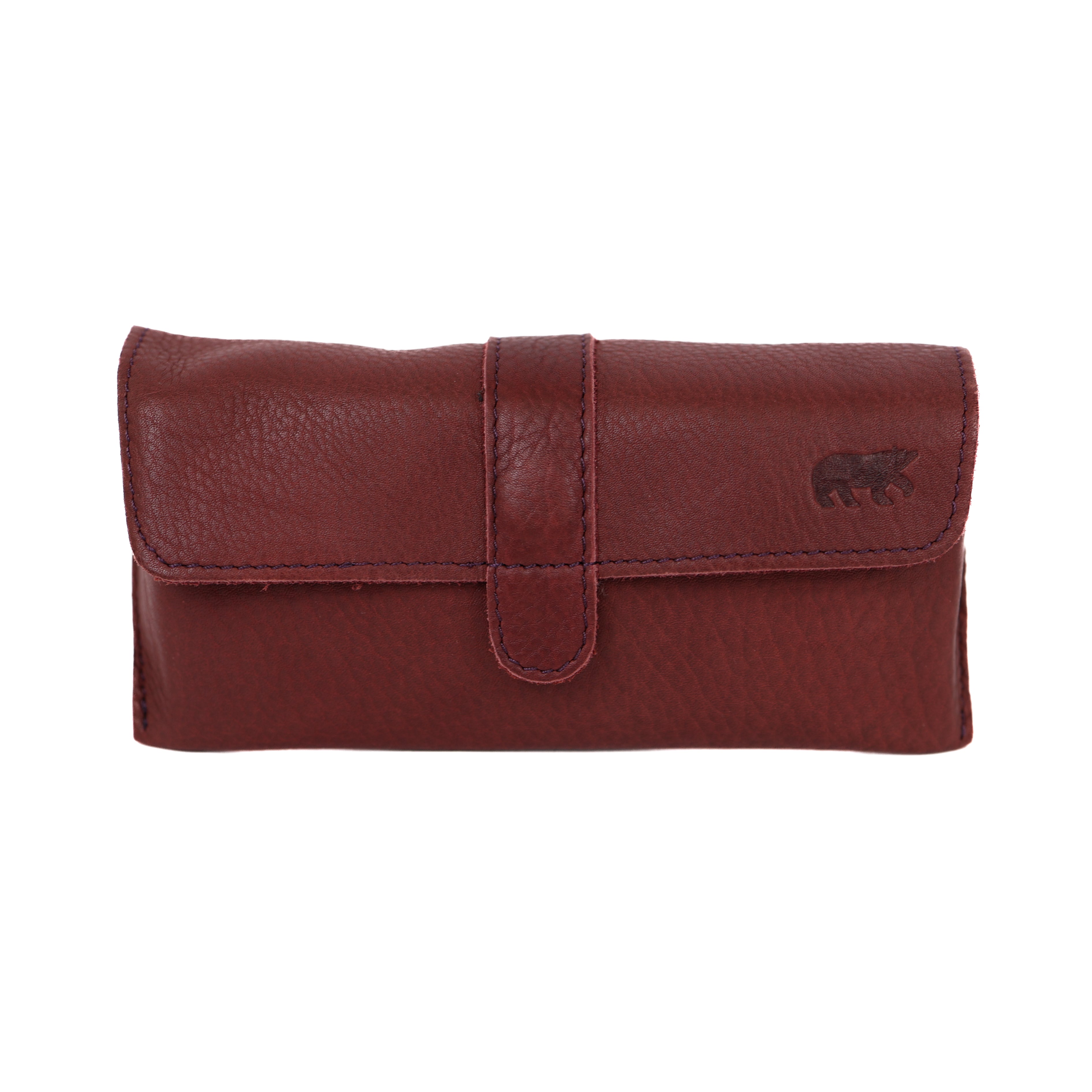 Glasses case 'Weta' burgundy