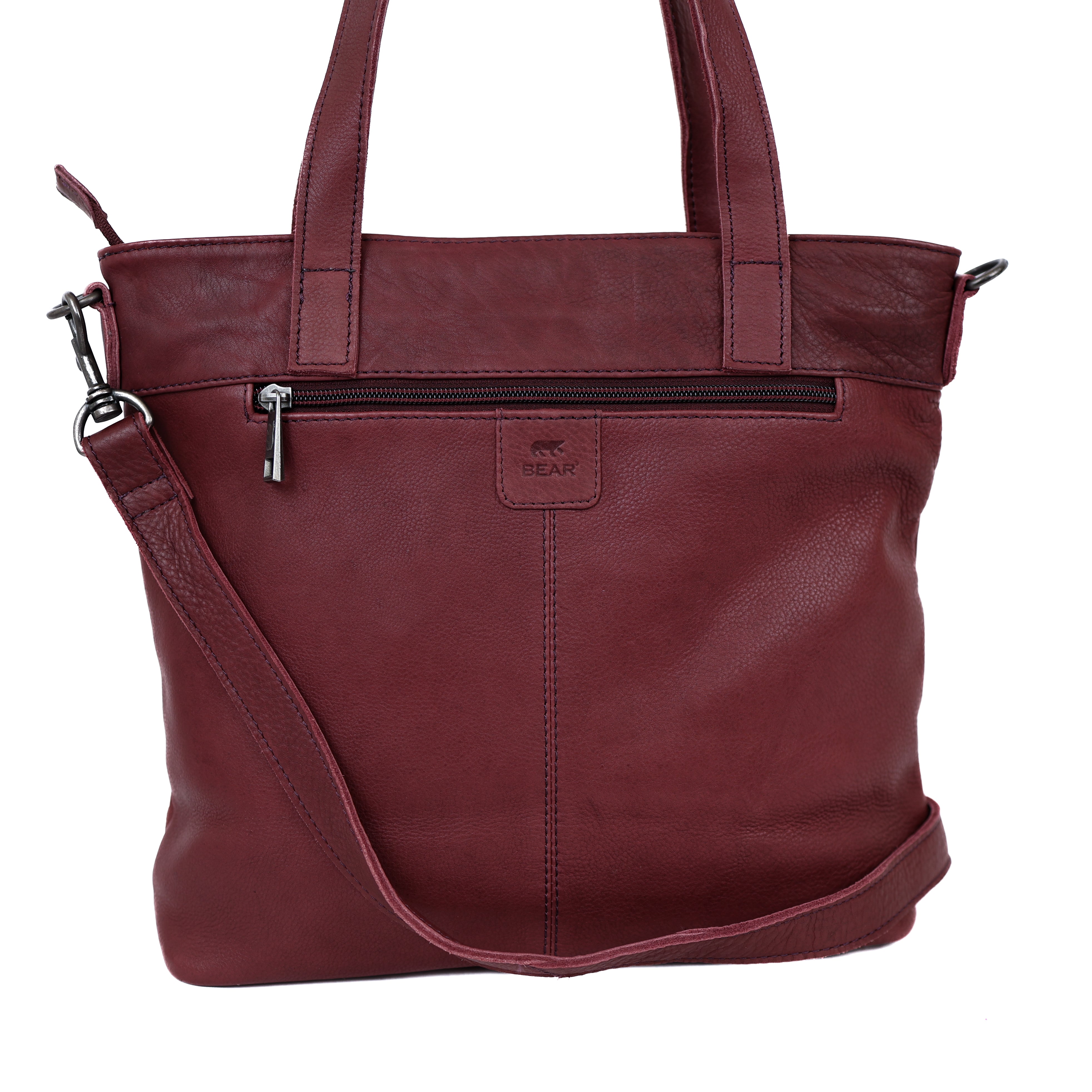 Hand/shoulder bag 'Jilke' burgundy