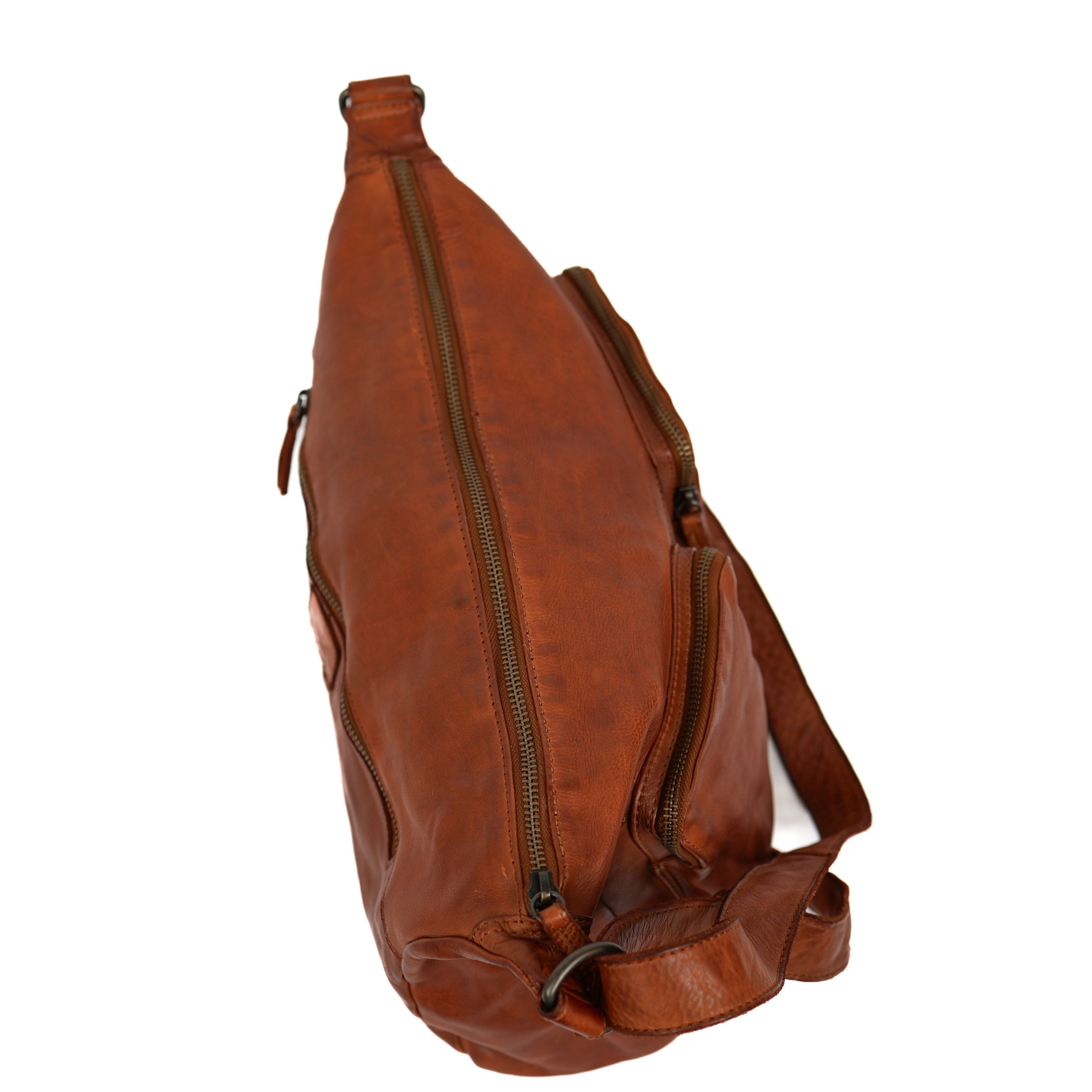 Schoudertas 'Fay' cognac