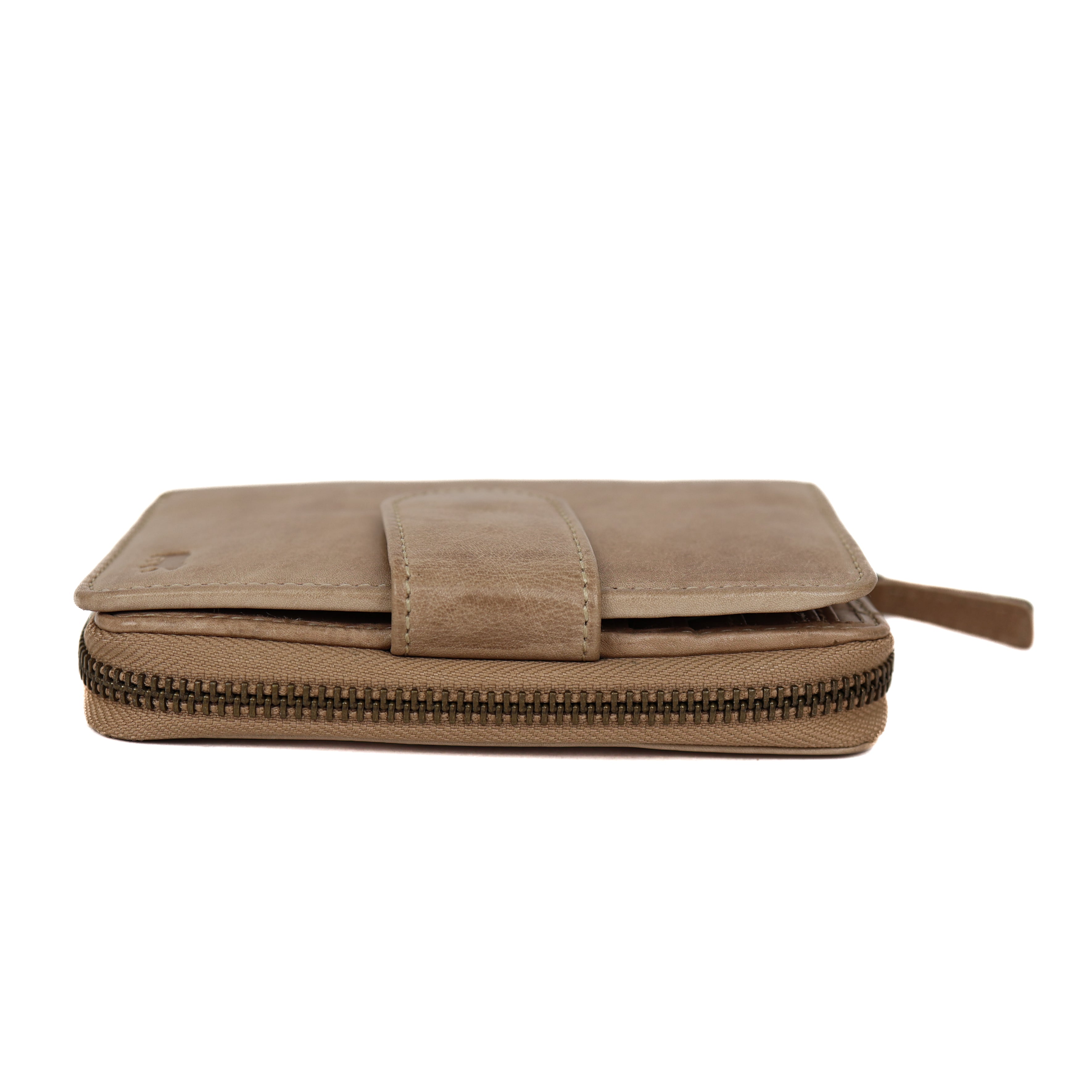 Zipper wallet 'Loet' cognac