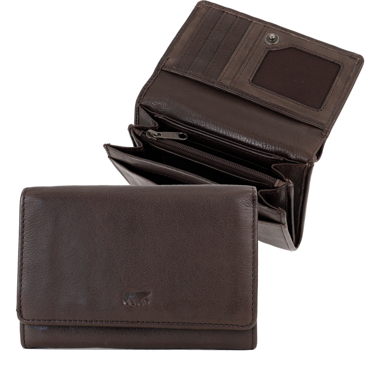 Wrap wallet 'Flappie' green - CL 15572