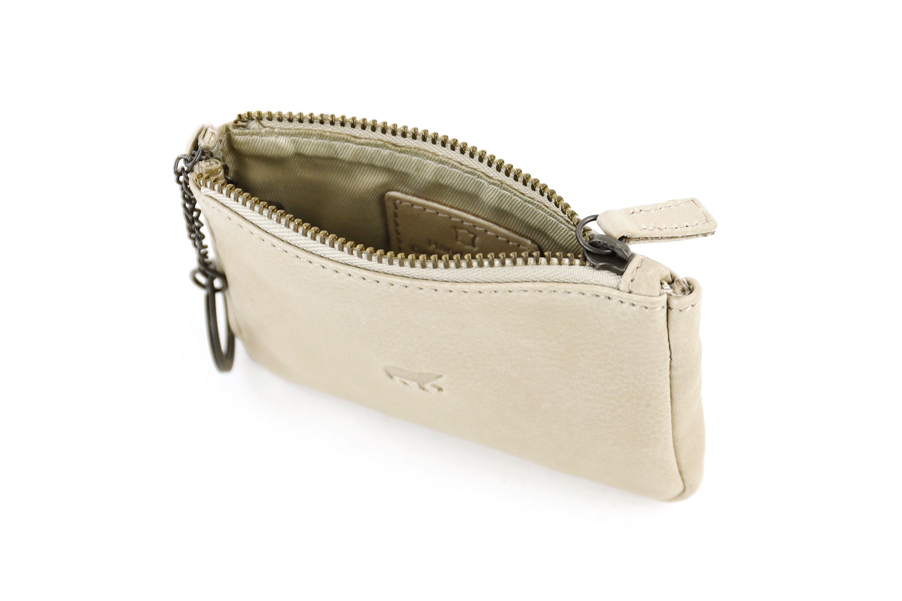 Sleuteletui 'Timo' silver mink