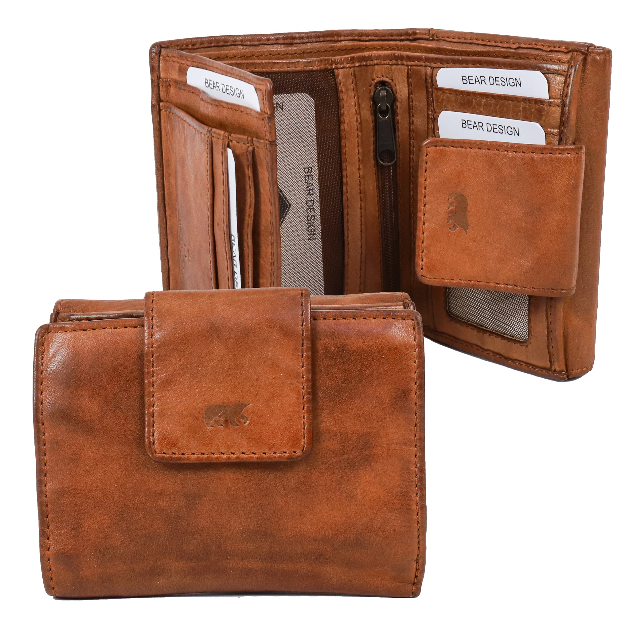 Wallet 'Jill' cognac