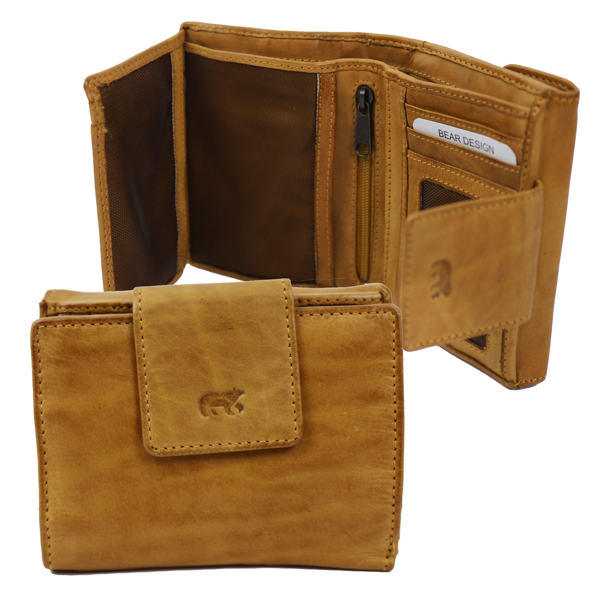 Wallet 'Jill' ochre yellow