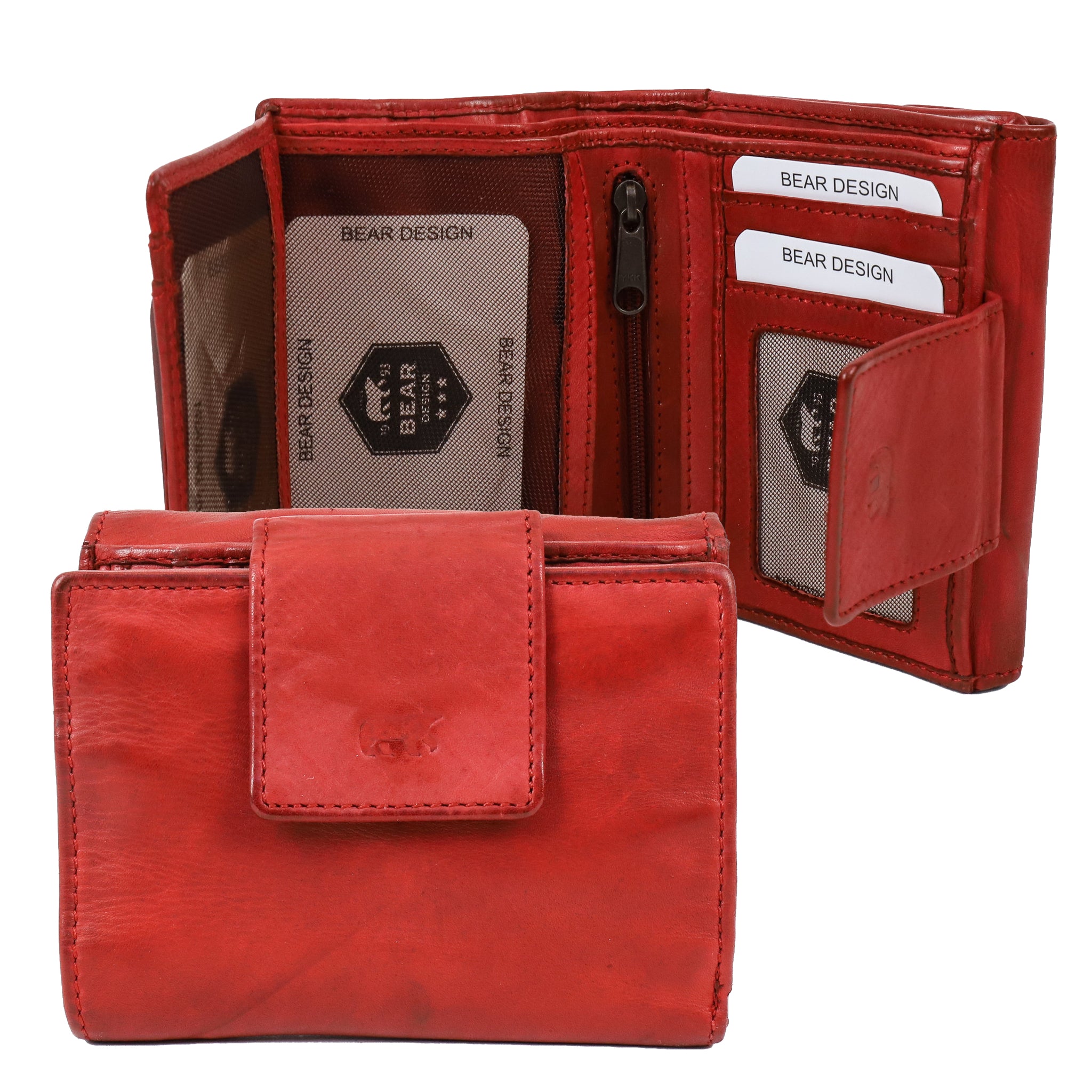 Wallet 'Jill' red - CL 16211