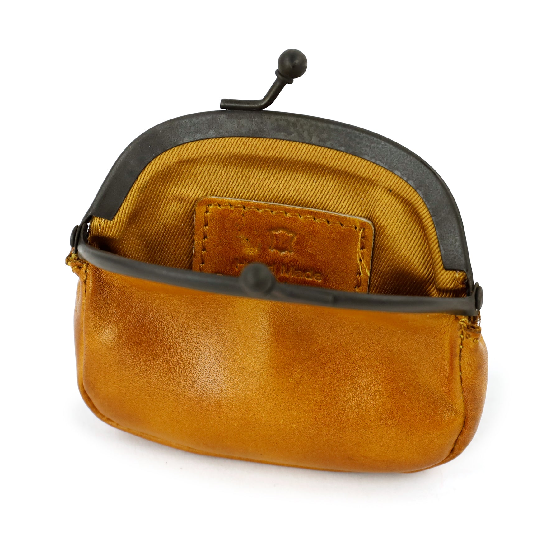 Clasp wallet 'Lily' yellow