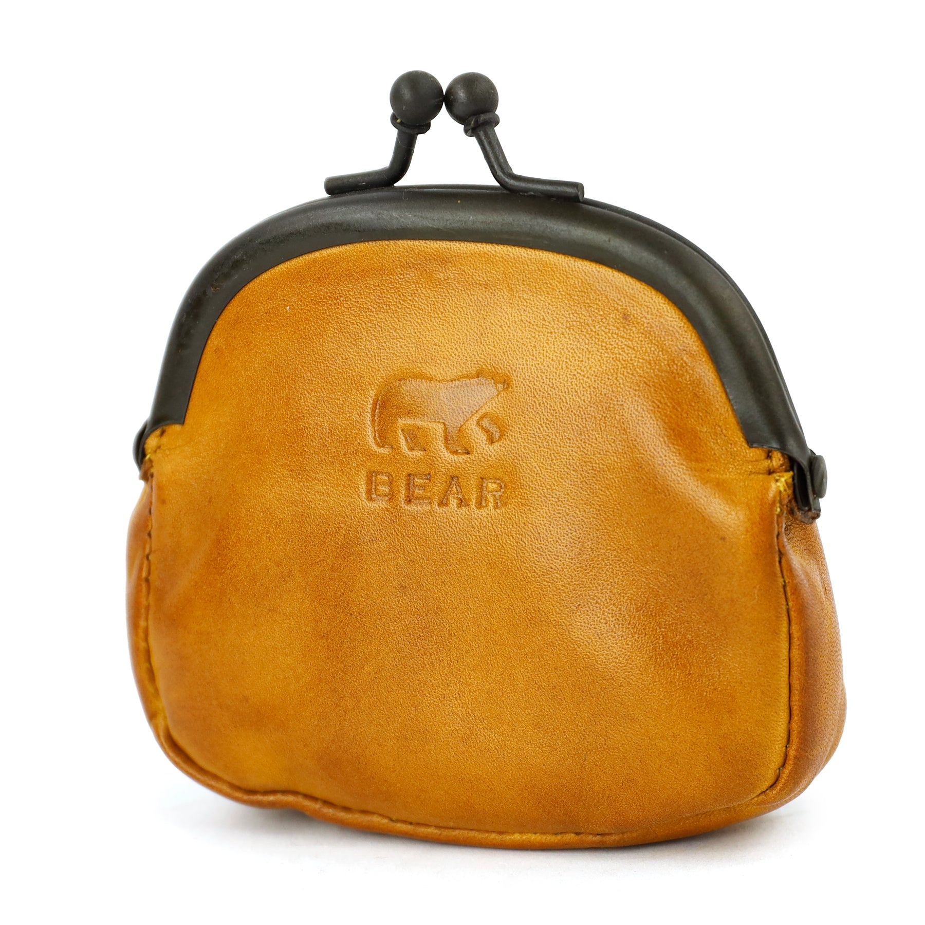 Clasp wallet 'Lily' yellow