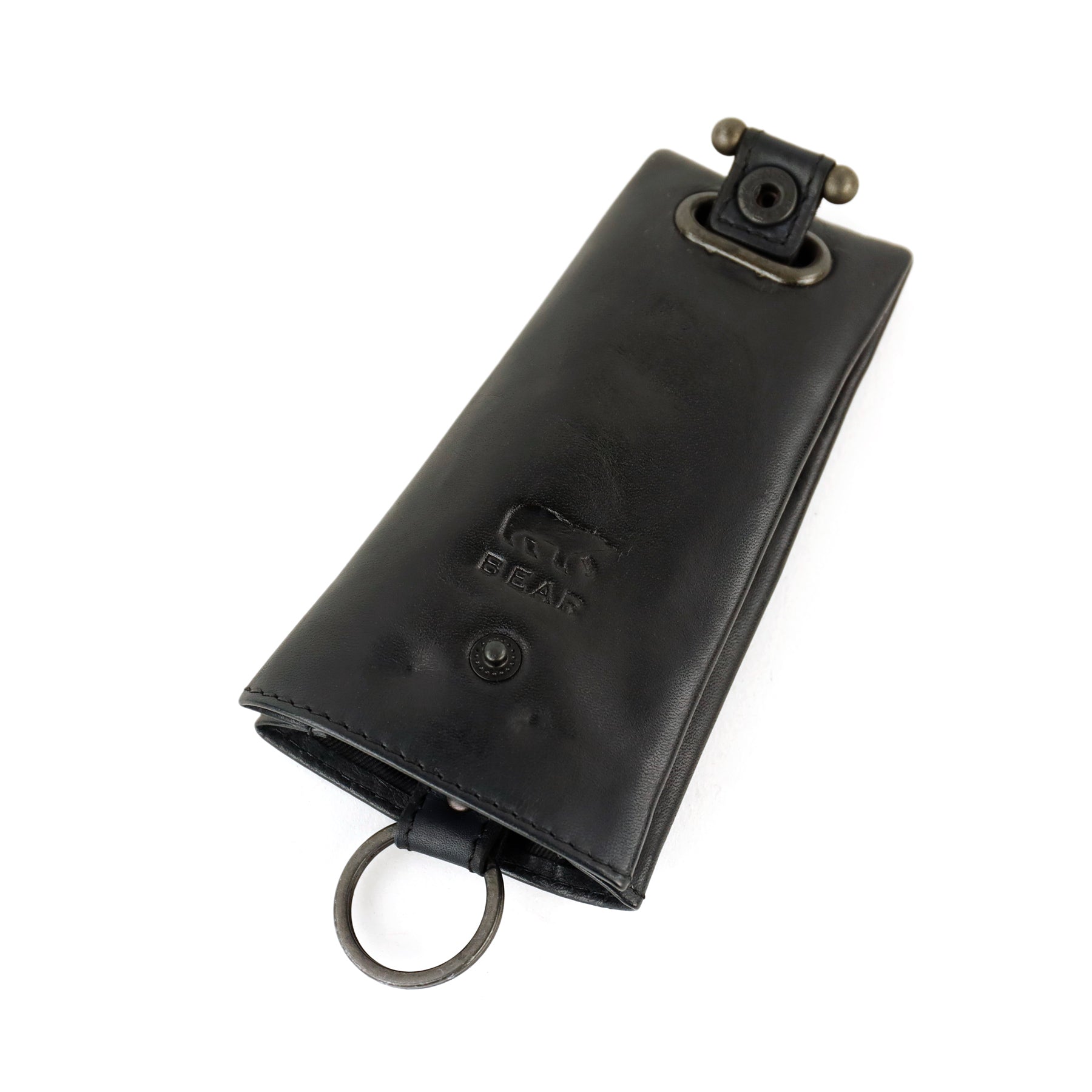 Clock key case 'Pablo' black
