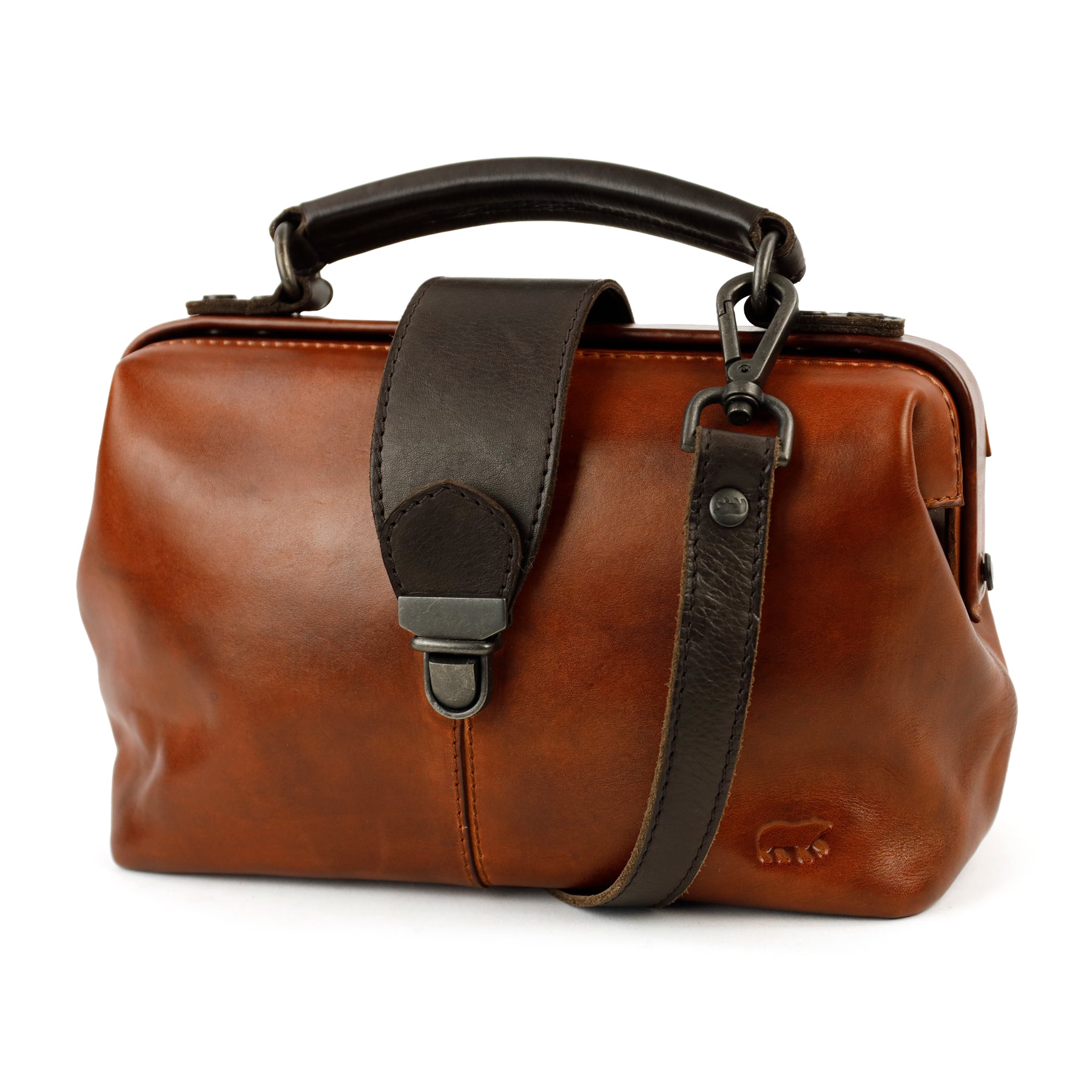 @ATH売り切りSALEさん　 DOCTORS BAG　ミニ　ボストン Shop the BEAR Mini doctor's bag 'Julia' cognac/brown here