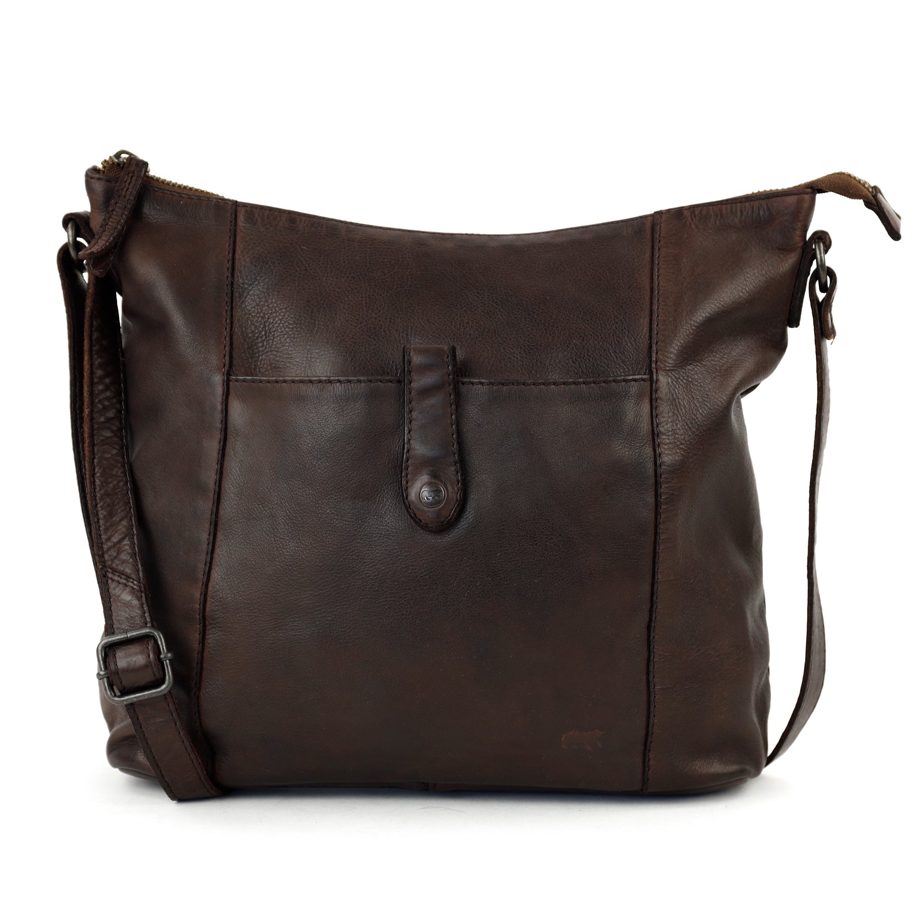 Shoulder bag 'Sophia' dark brown