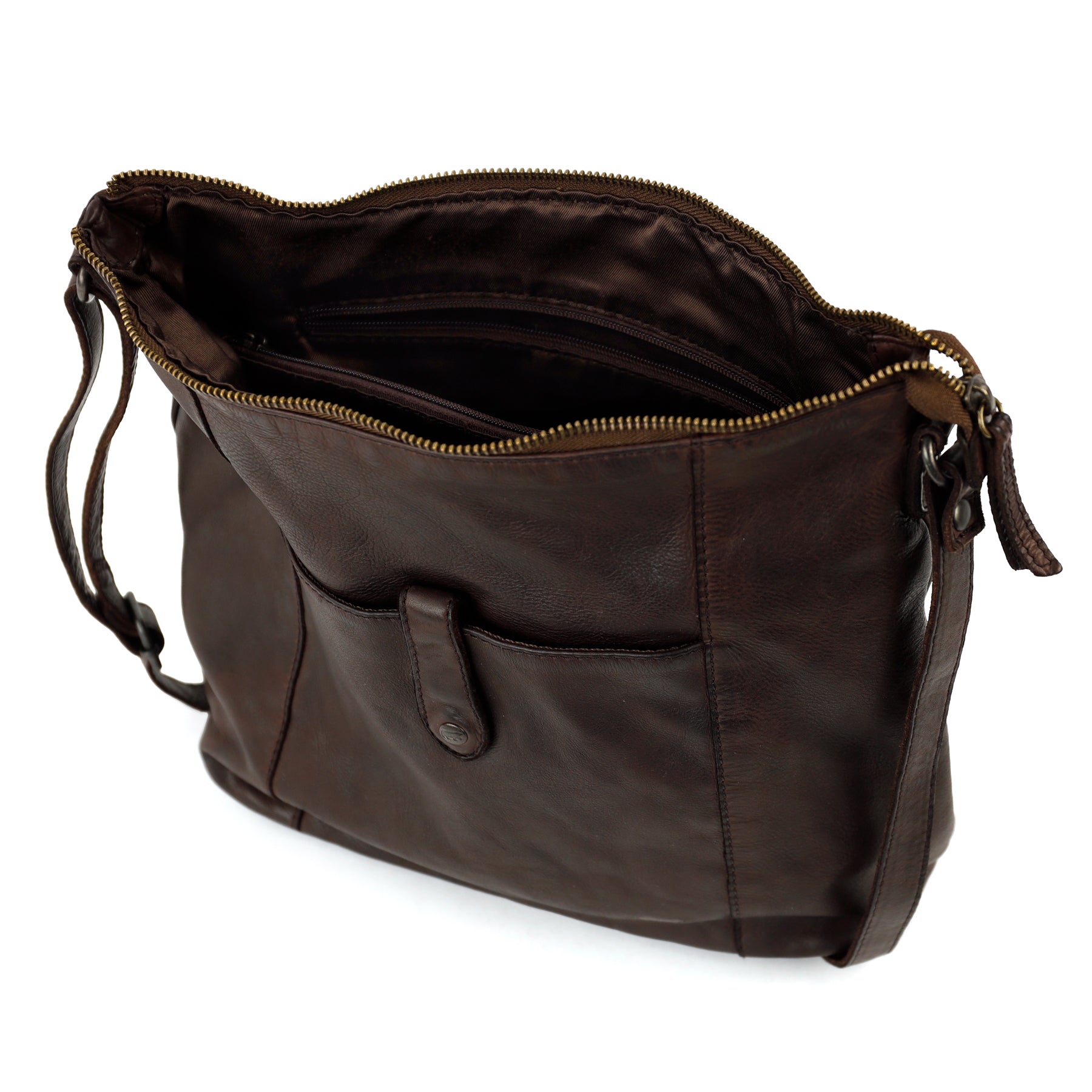 Shoulder bag 'Sophia' dark brown