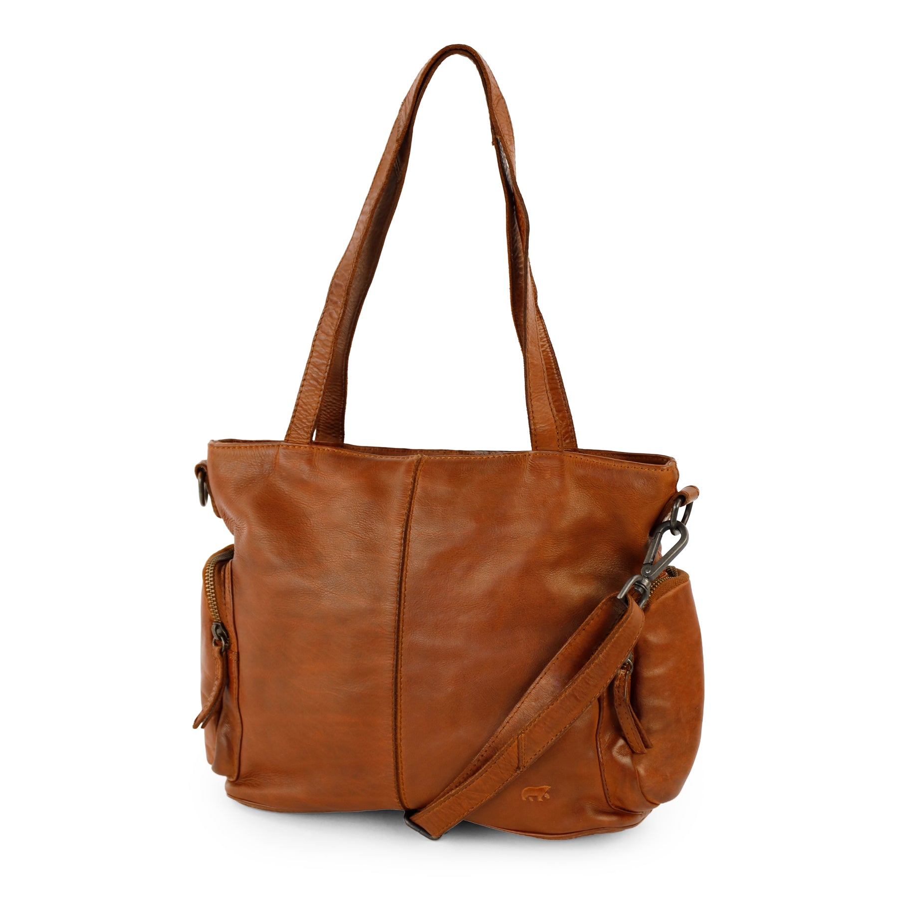 Shopper-/schoudertas 'Liv' cognac