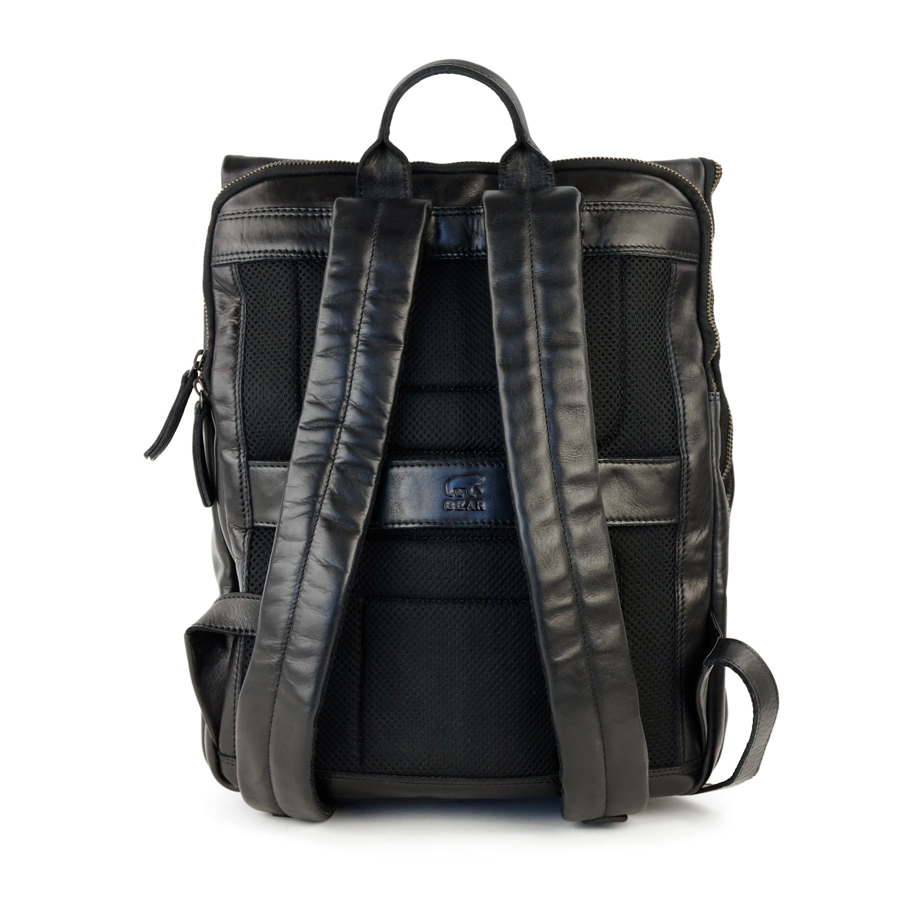 Rolltop laptop backpack 15.6" 'Kai' black