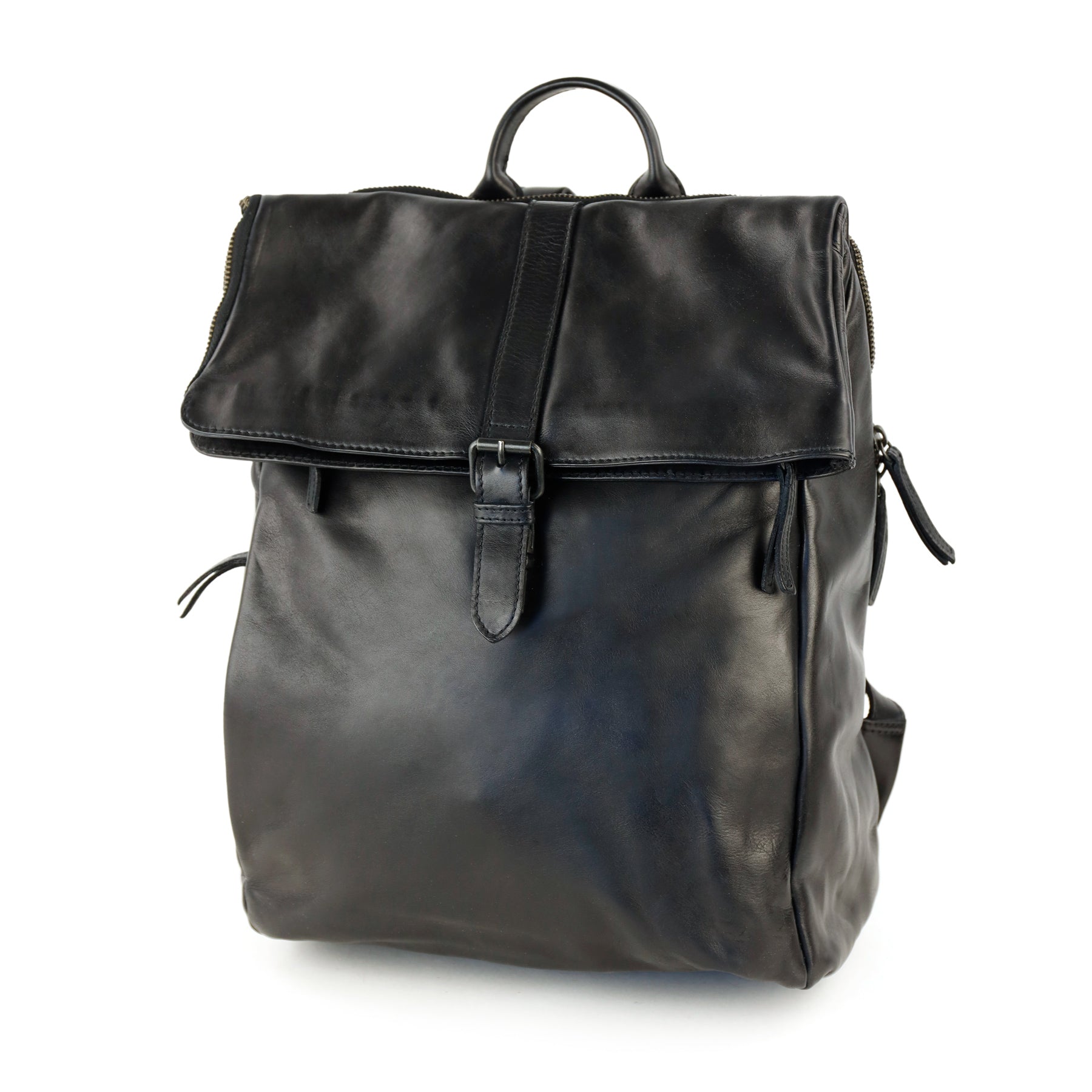Rolltop laptop backpack 15.6" 'Kai' black