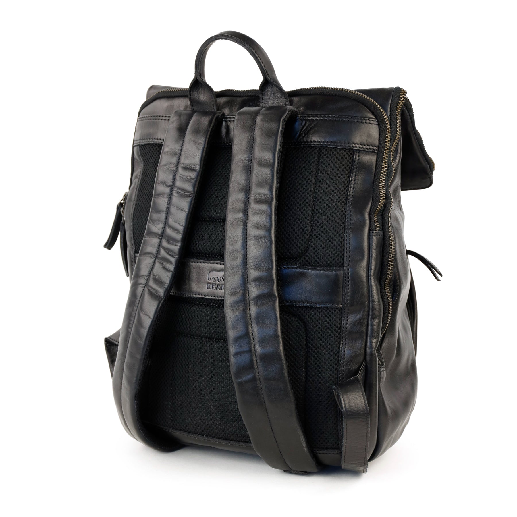 Rolltop laptop backpack 15.6" 'Kai' black