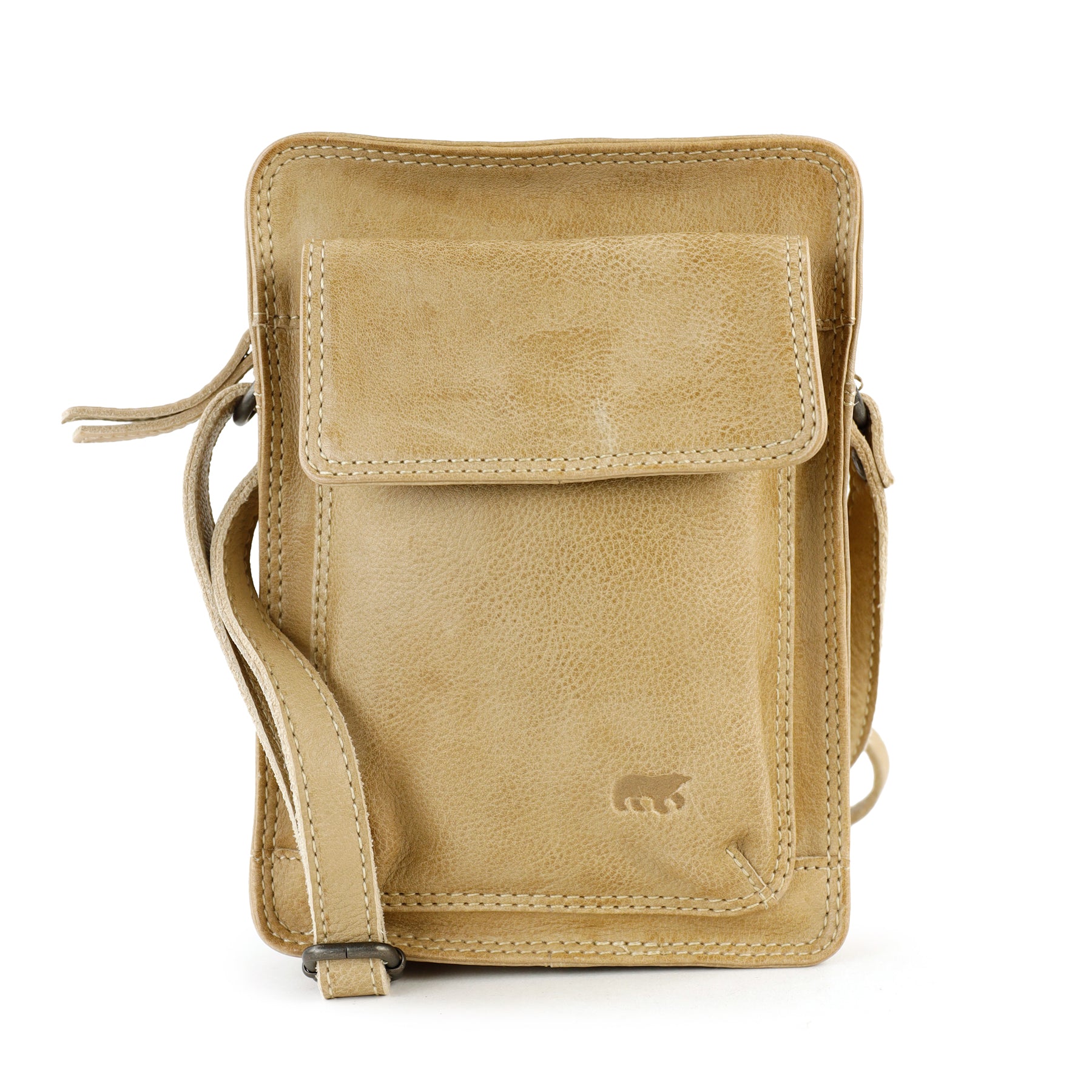 Shoulder bag 'Carmen' beige
